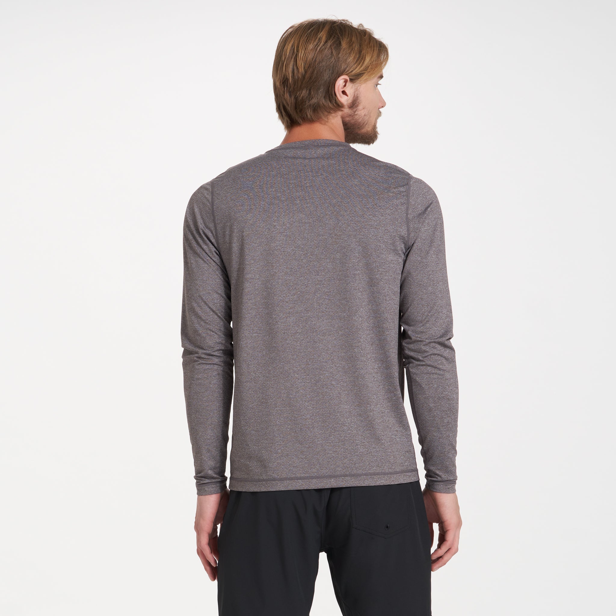 Long-Sleeve Tradewind Performance Tee | Quartz Heather - Image 2