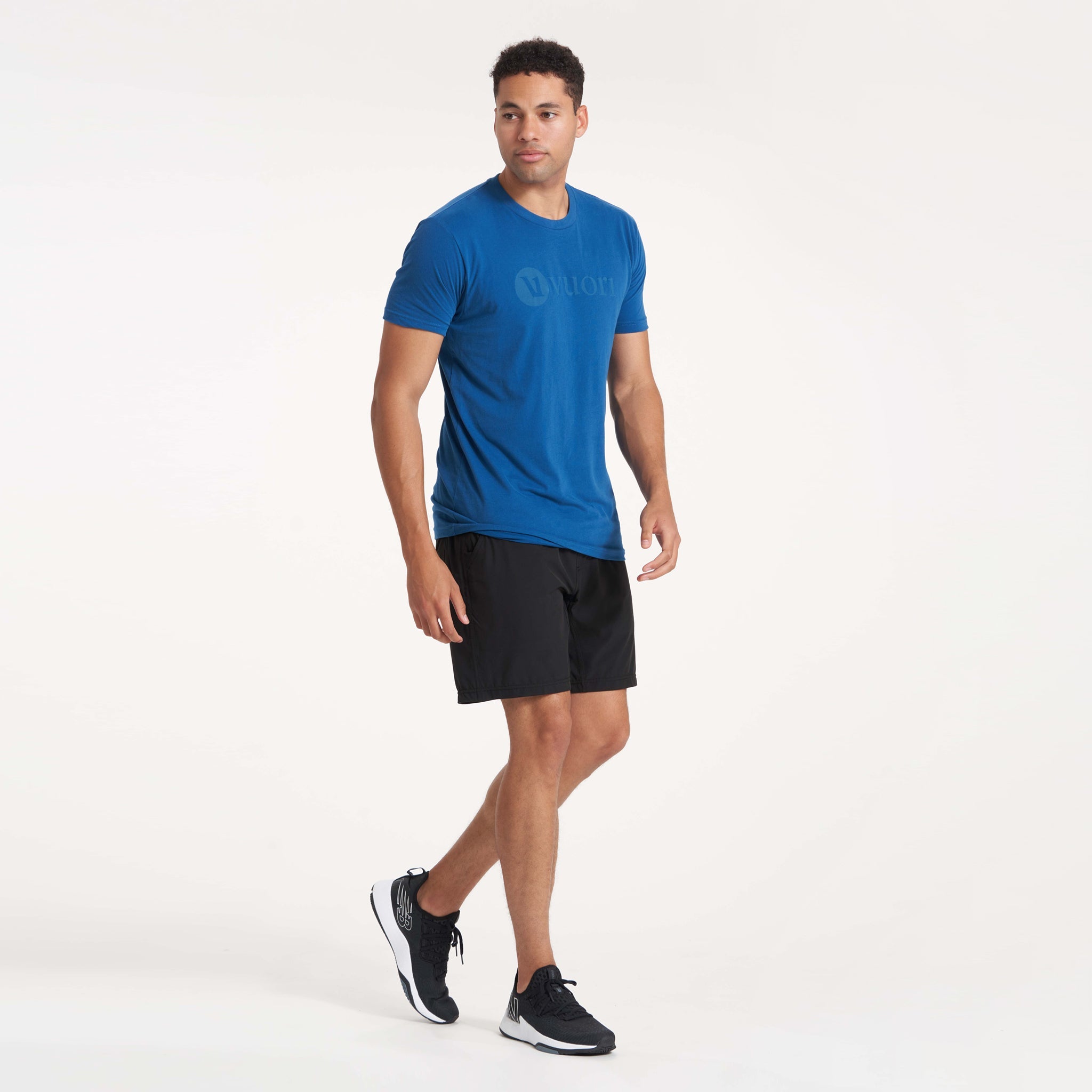 V1 Vuori Wordmark Logo Tee | Sea - Image 4