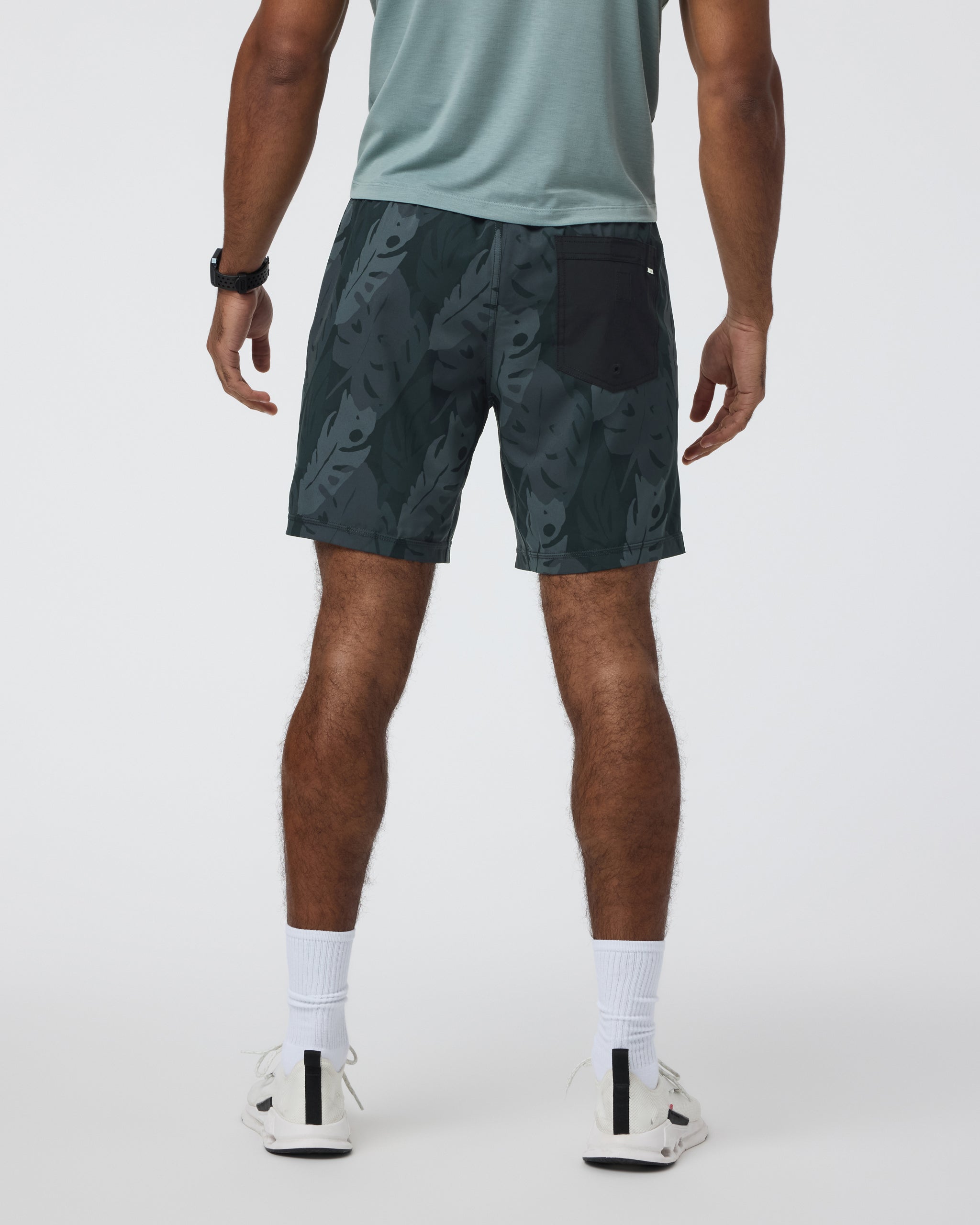 Kore Short Lined 7 | Black Leaves - Image 3