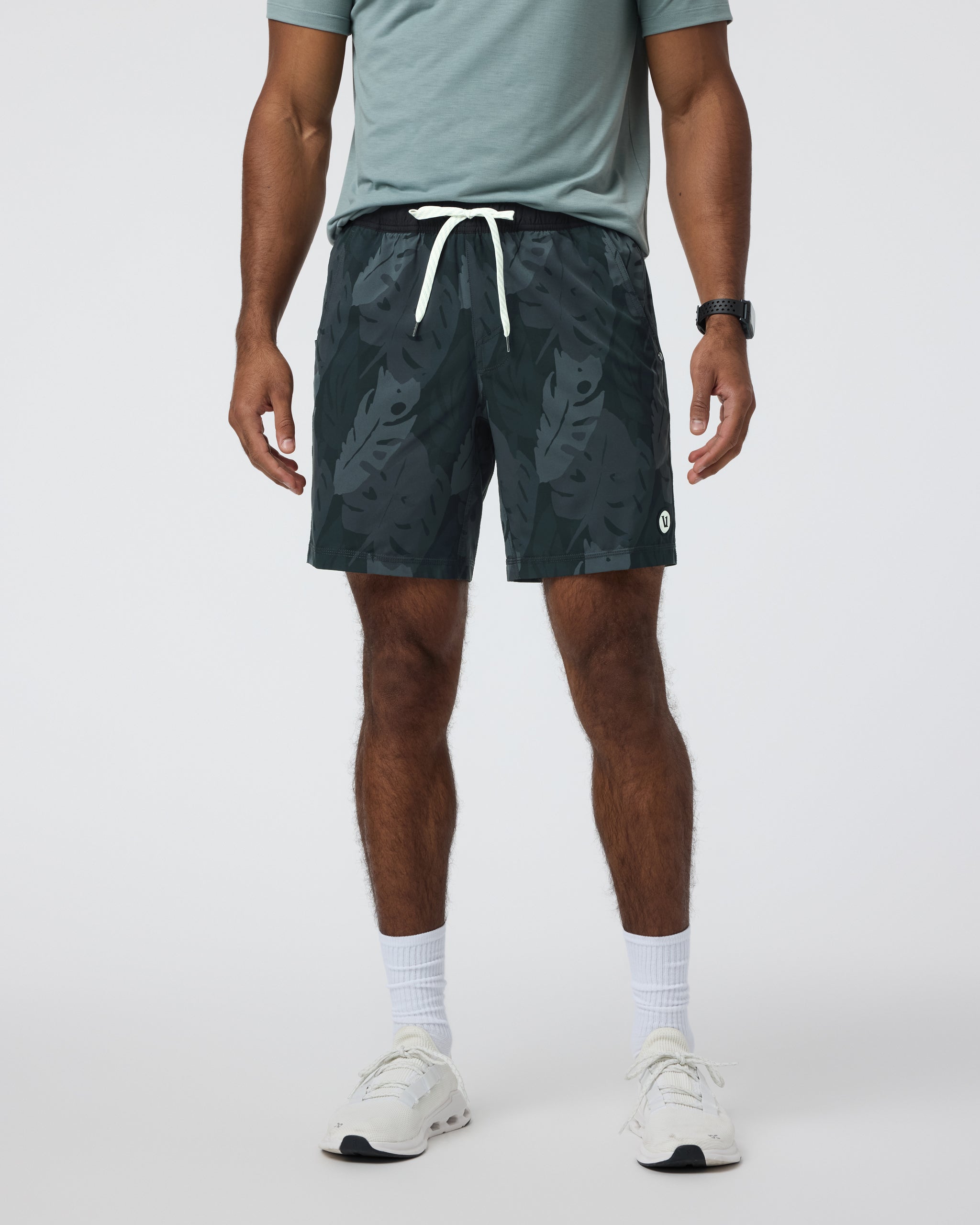 Kore Short Lined 7 | Black Leaves