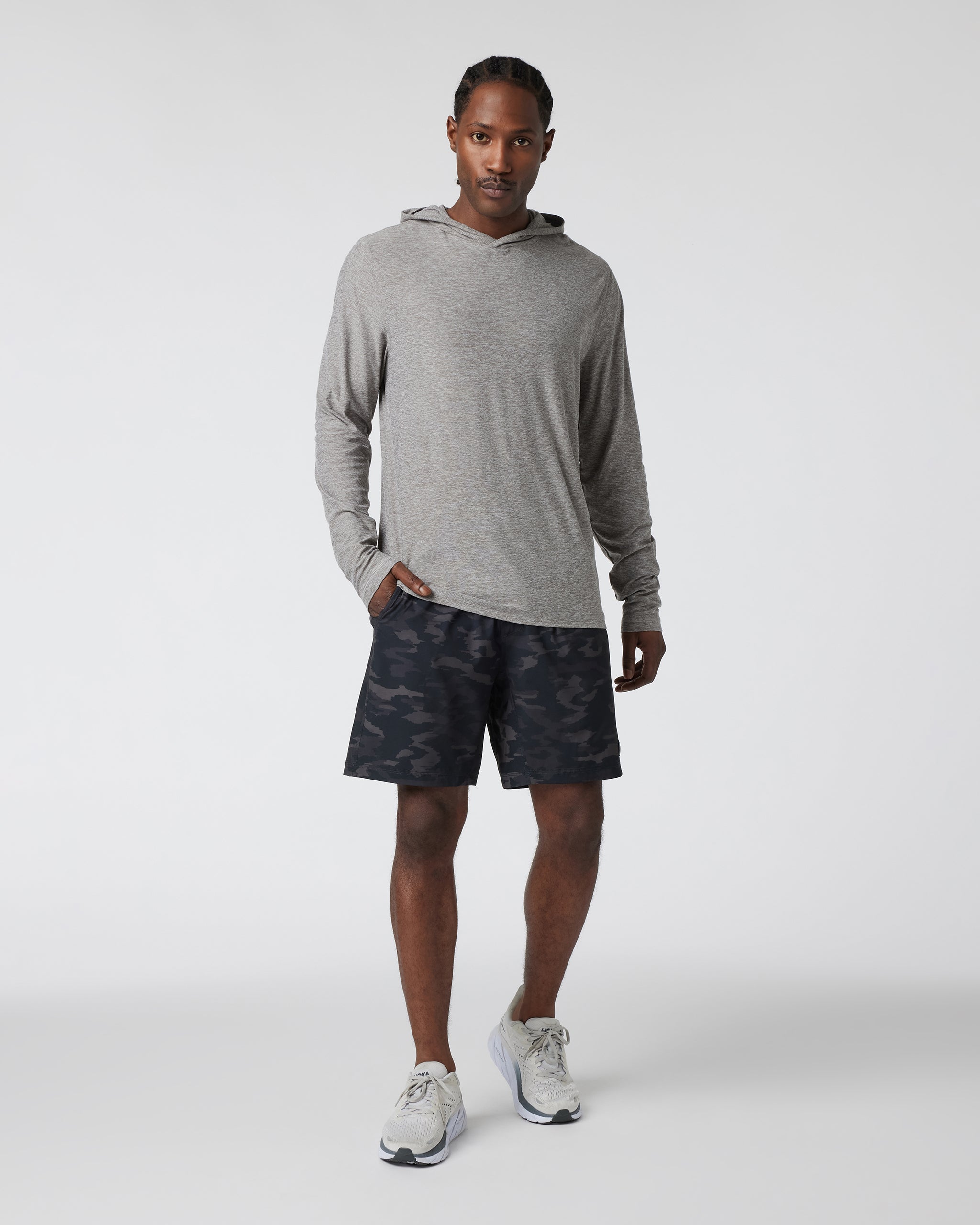 Kore Short Lined 7 | Black Watercolor Camo - Image 4