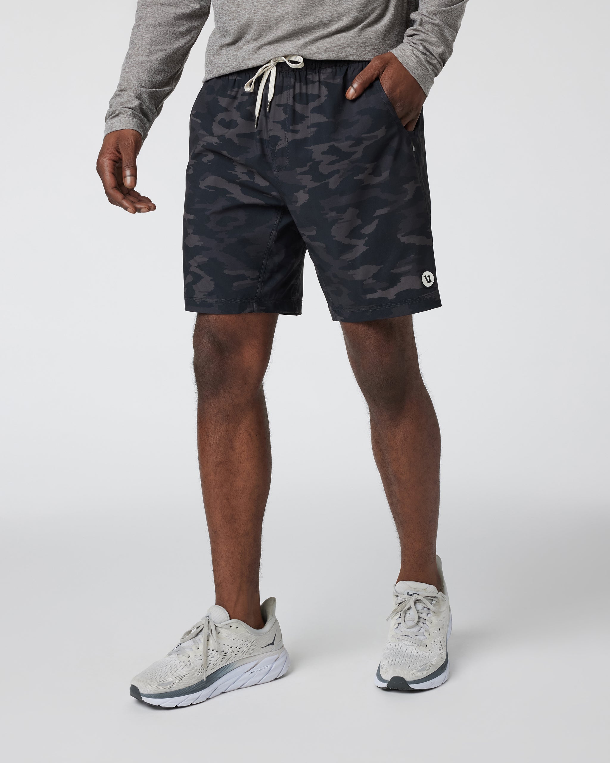 Kore Short Lined 7 | Black Watercolor Camo
