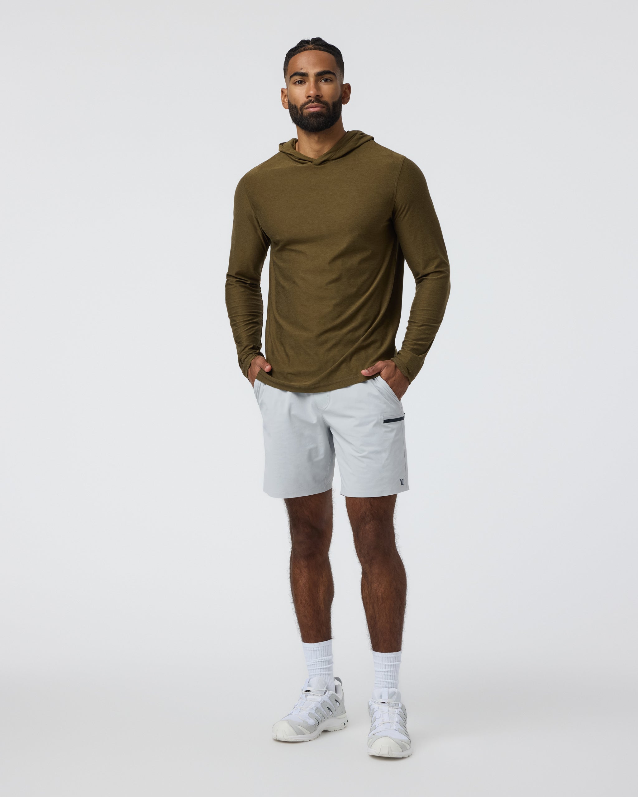 Grafton Short Unlined 7 | Sky Grey - Image 5