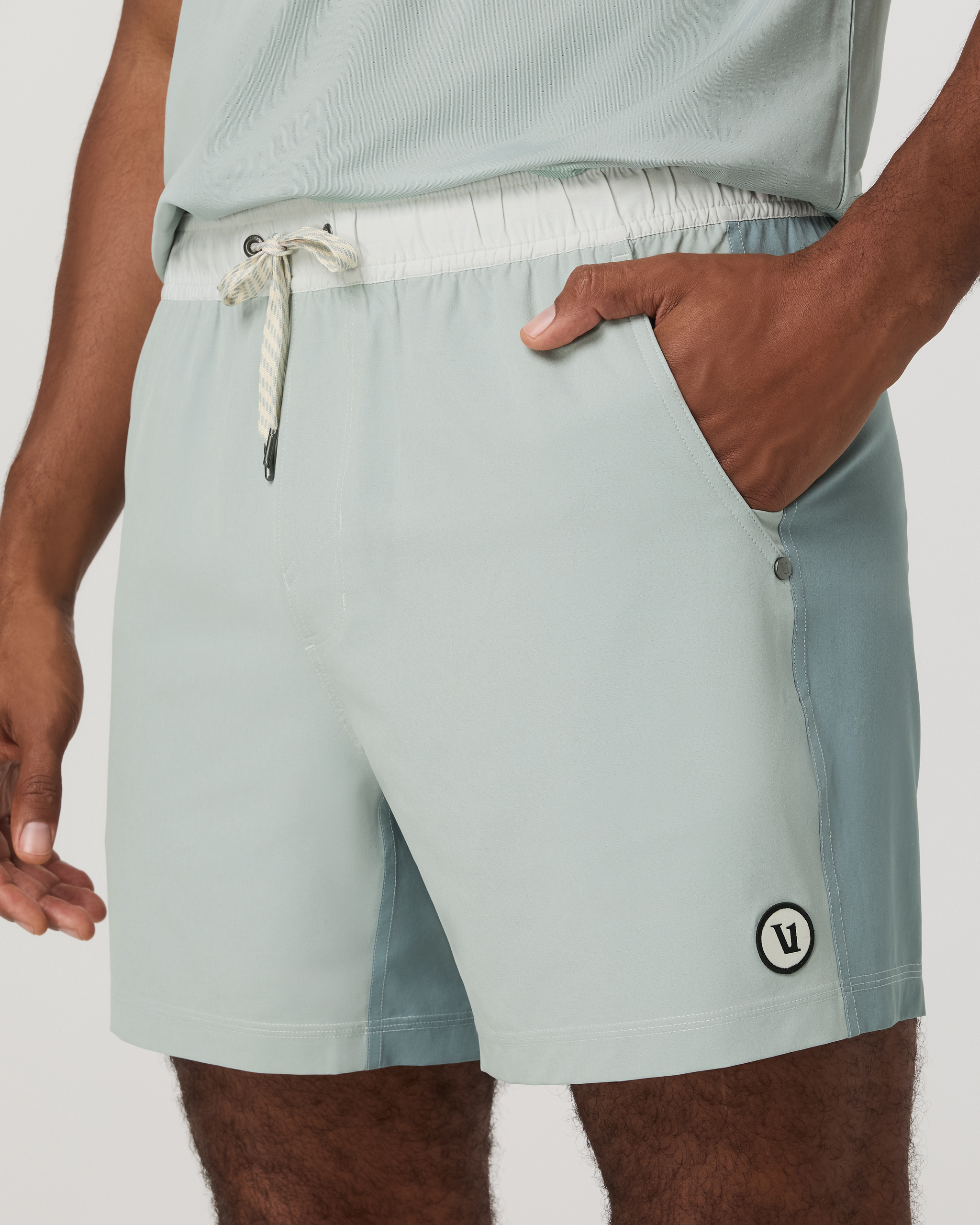 Kore Short Unlined 5 | Storm Blue Color Block - Image 2
