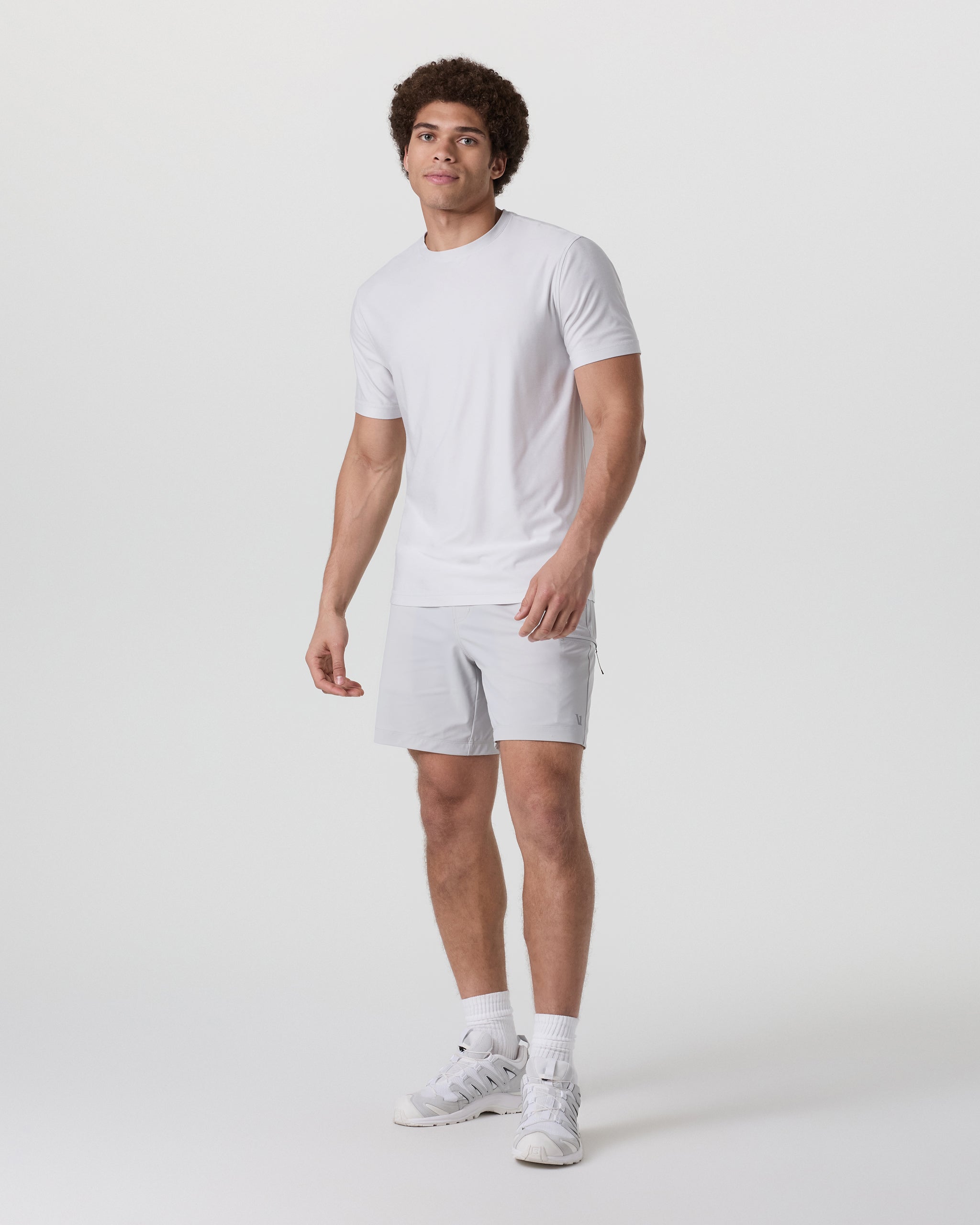 Fleet Sport Short Unlined 7 | Sky Grey - Image 5