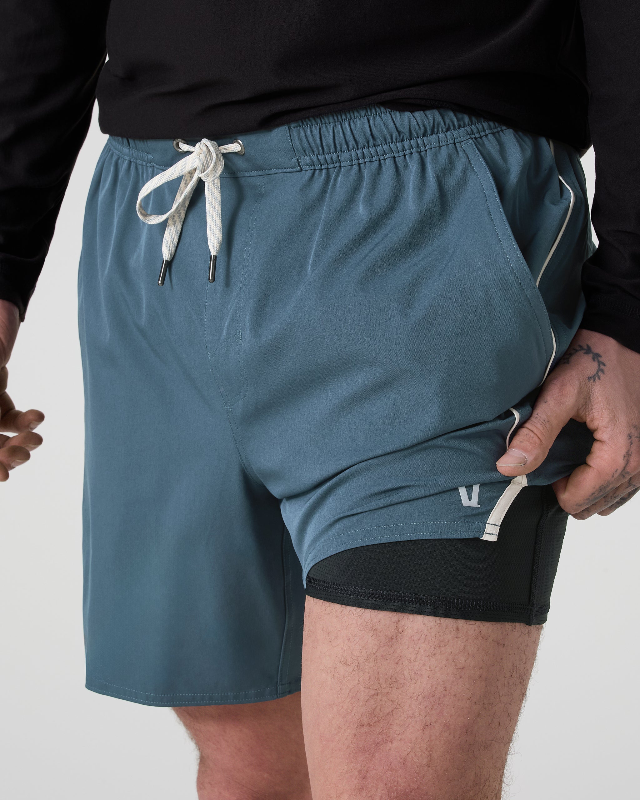 Trail Short 2.0 | Pacific/Heather Grey - Image 2
