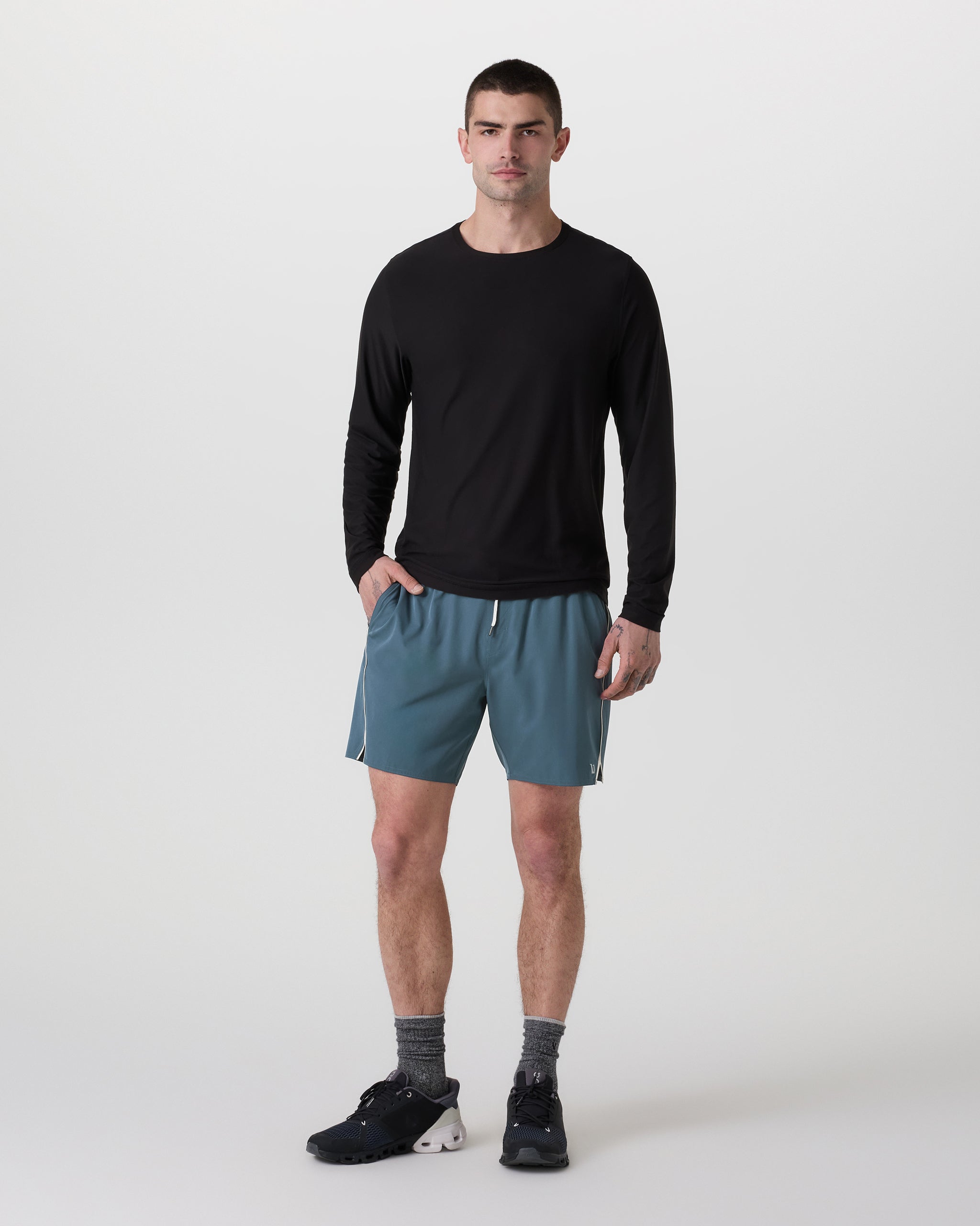 Trail Short 2.0 | Pacific/Heather Grey - Image 4