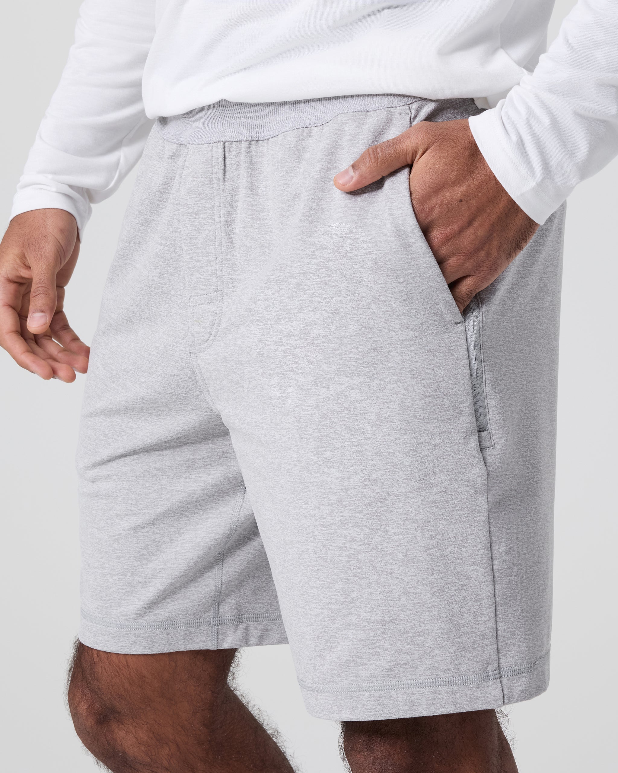 Coronado Short 8 | Light Heather Grey - Image 2