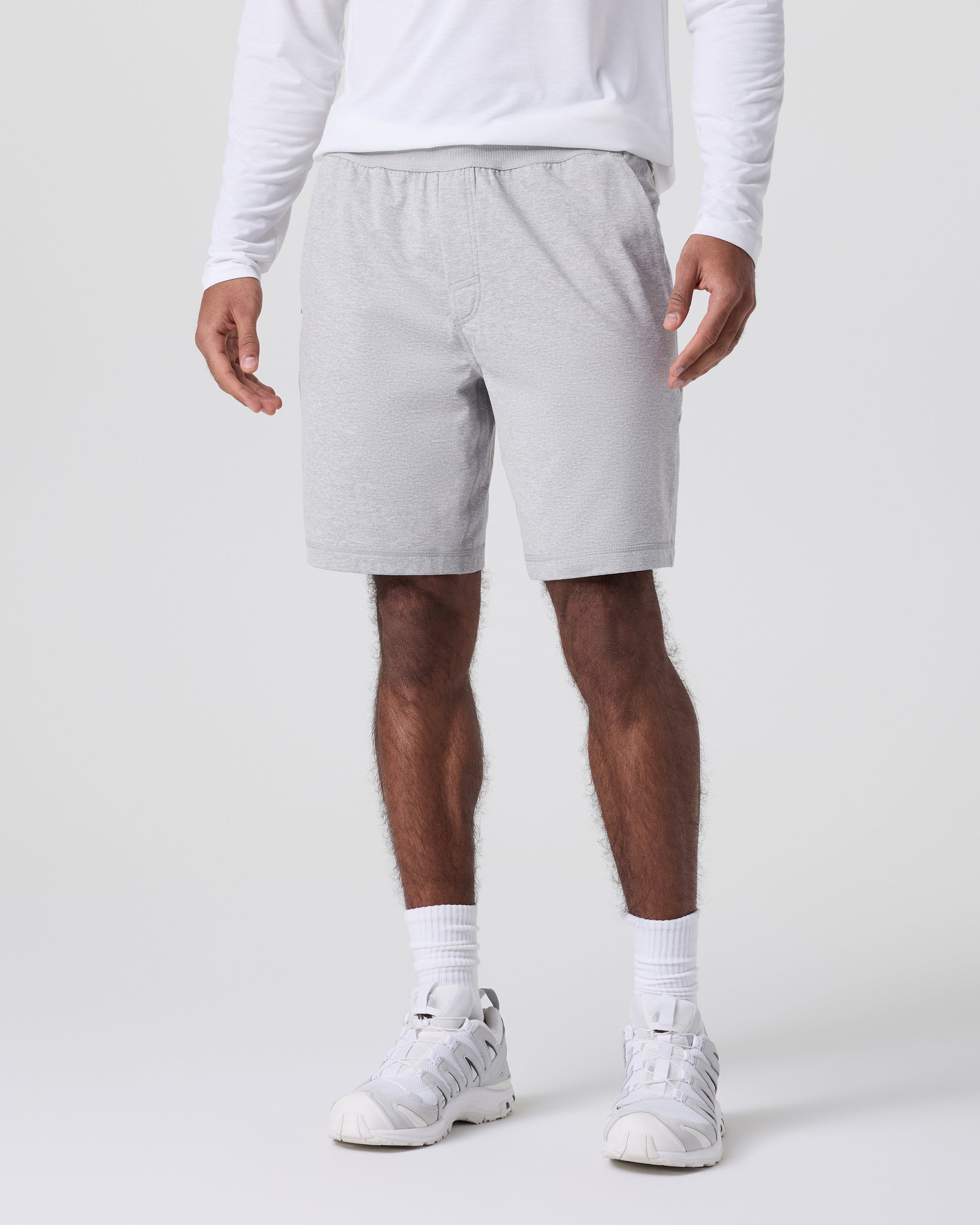 Coronado Short 8 | Light Heather Grey