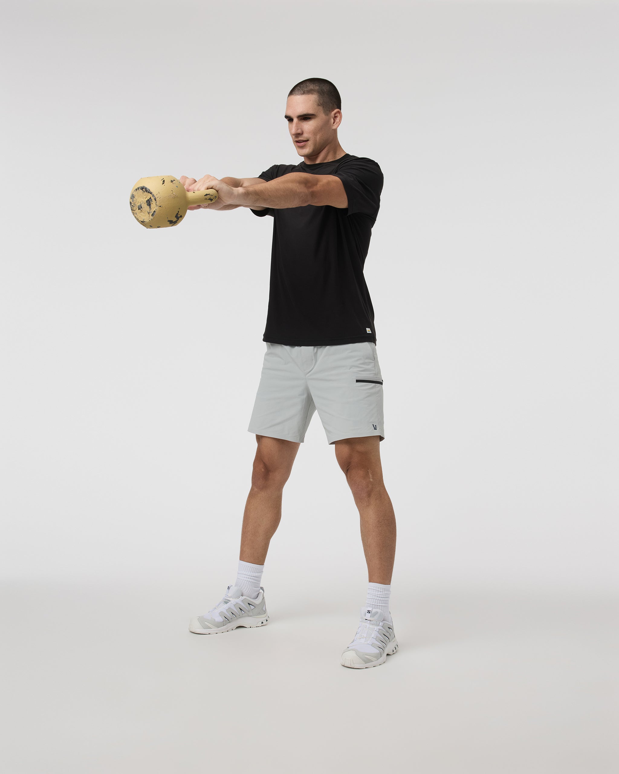 Grafton Short Lined 7 | Sky Grey - Image 3