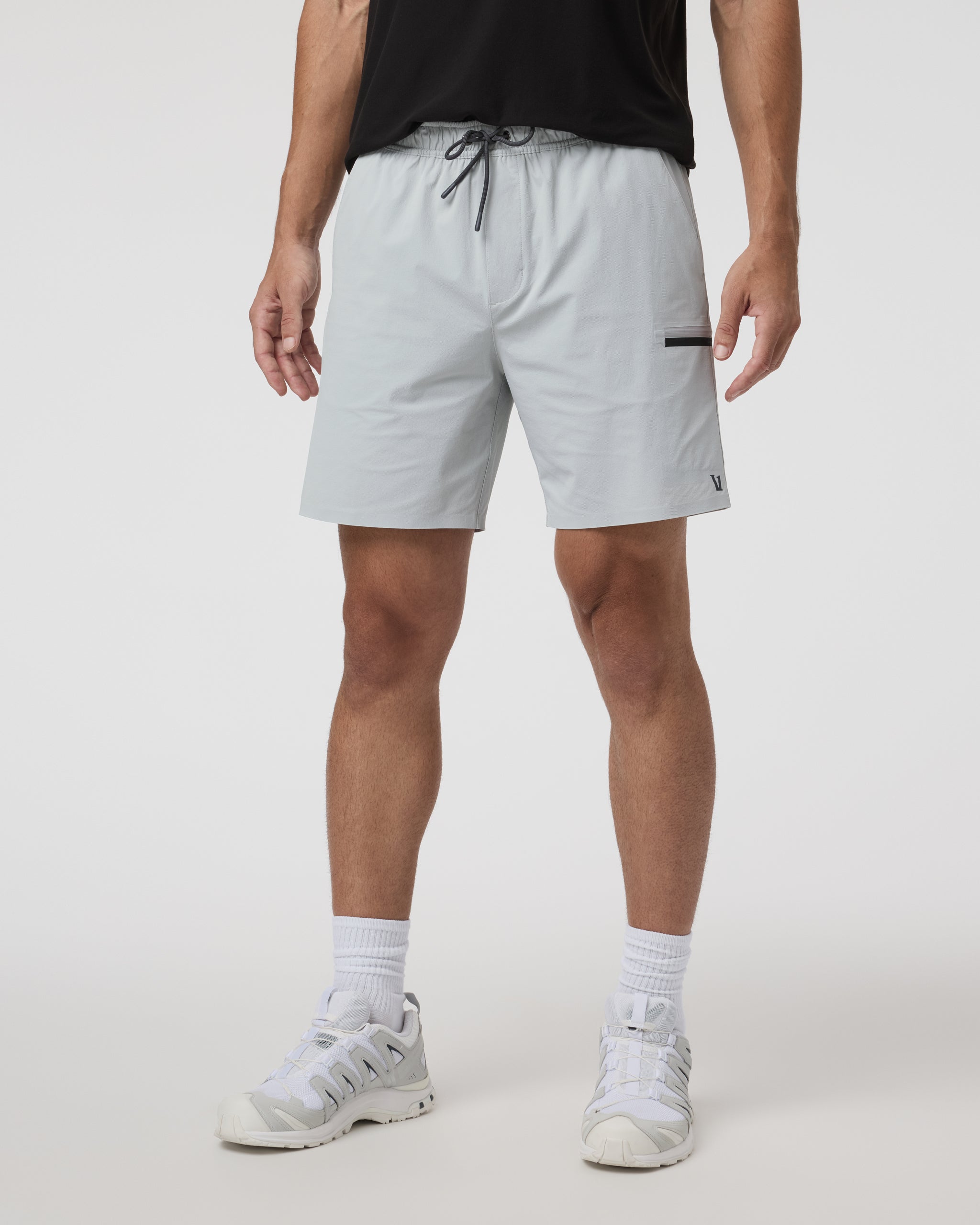 Grafton Short Lined 7 | Sky Grey