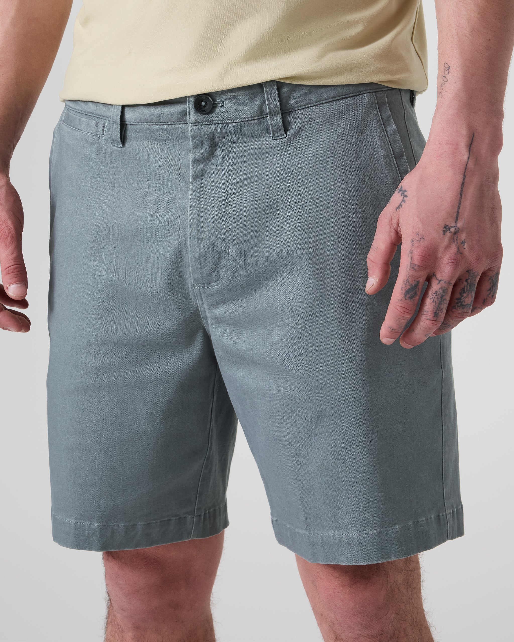 Fletcher Chino Short 8 | Dusty Blue