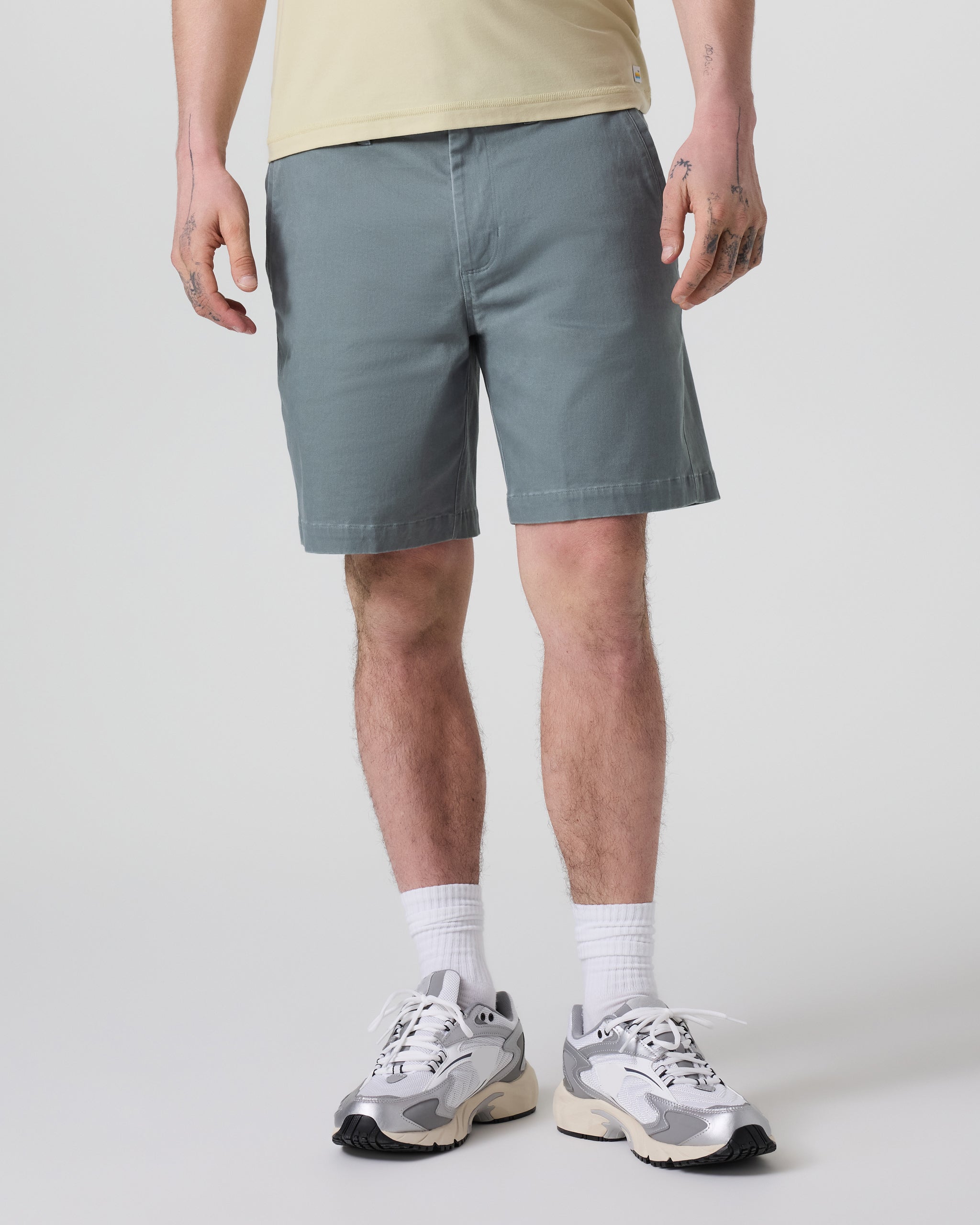 Fletcher Chino Short 8 | Dusty Blue - Image 5