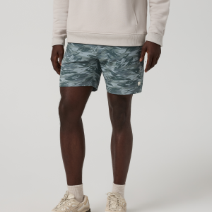 Banks Session Short Unlined 7 | Misty Blue Riptide Camo