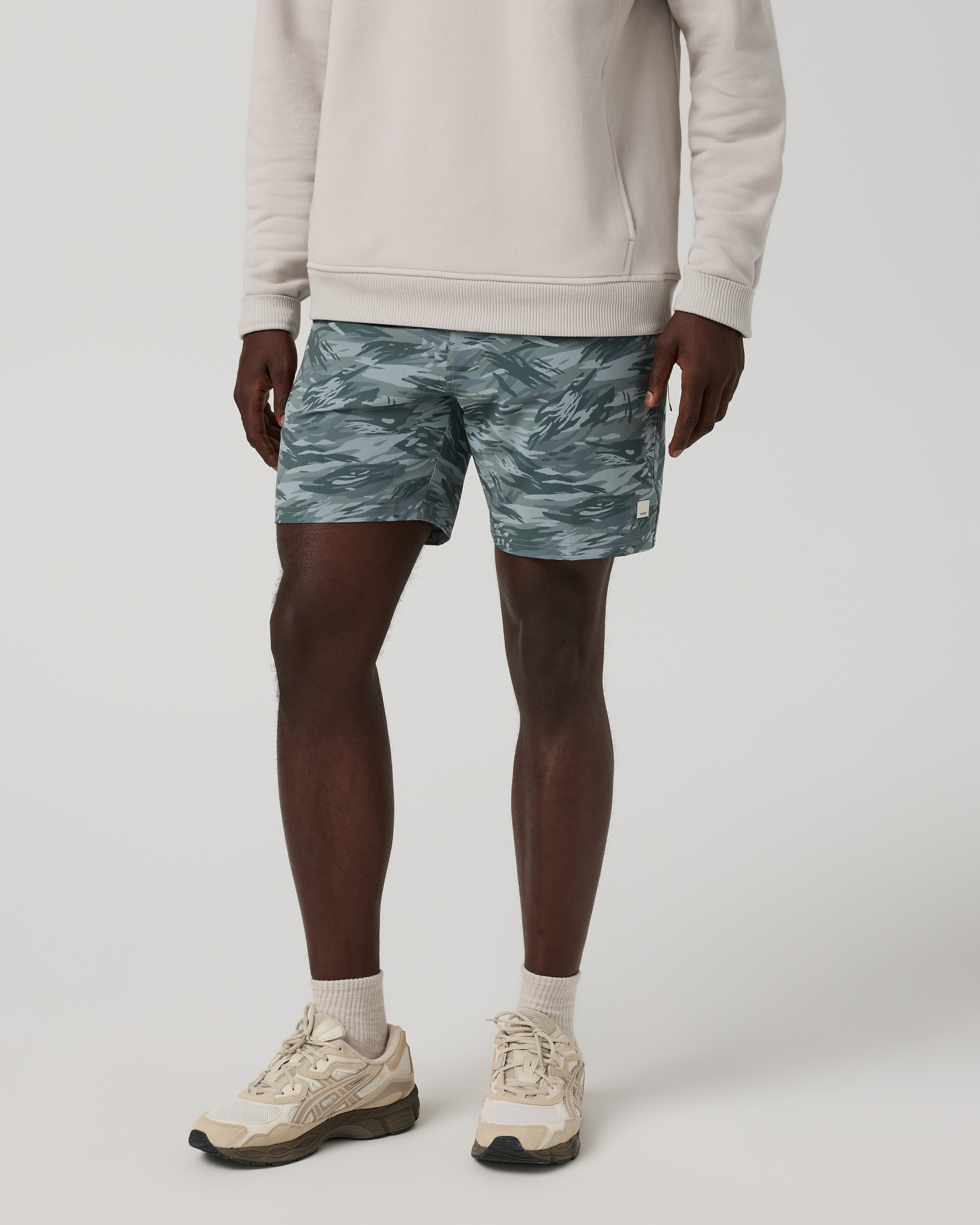 Banks Session Short Unlined 7 | Misty Blue Riptide Camo