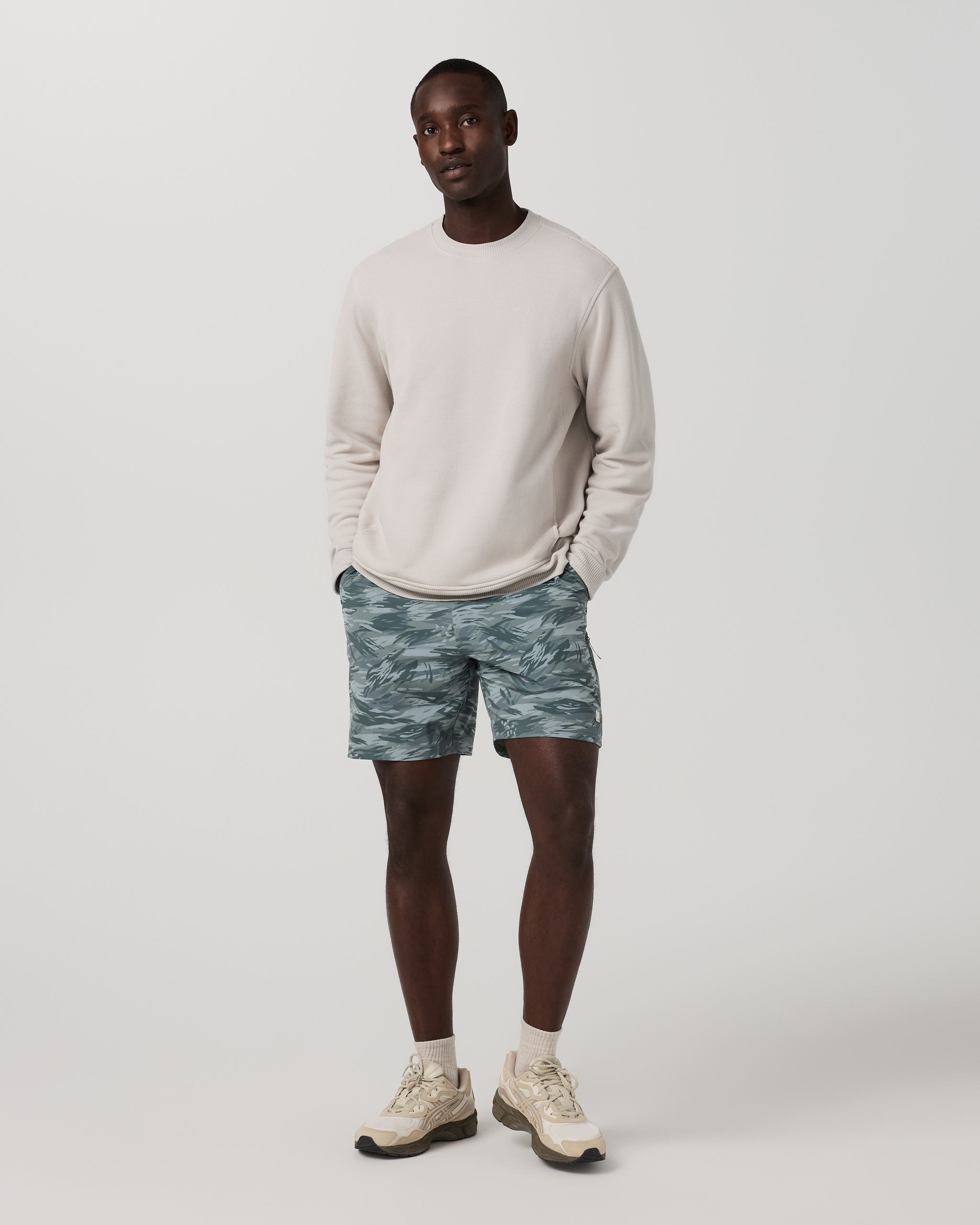 Banks Session Short Unlined 7 | Misty Blue Riptide Camo - Image 4
