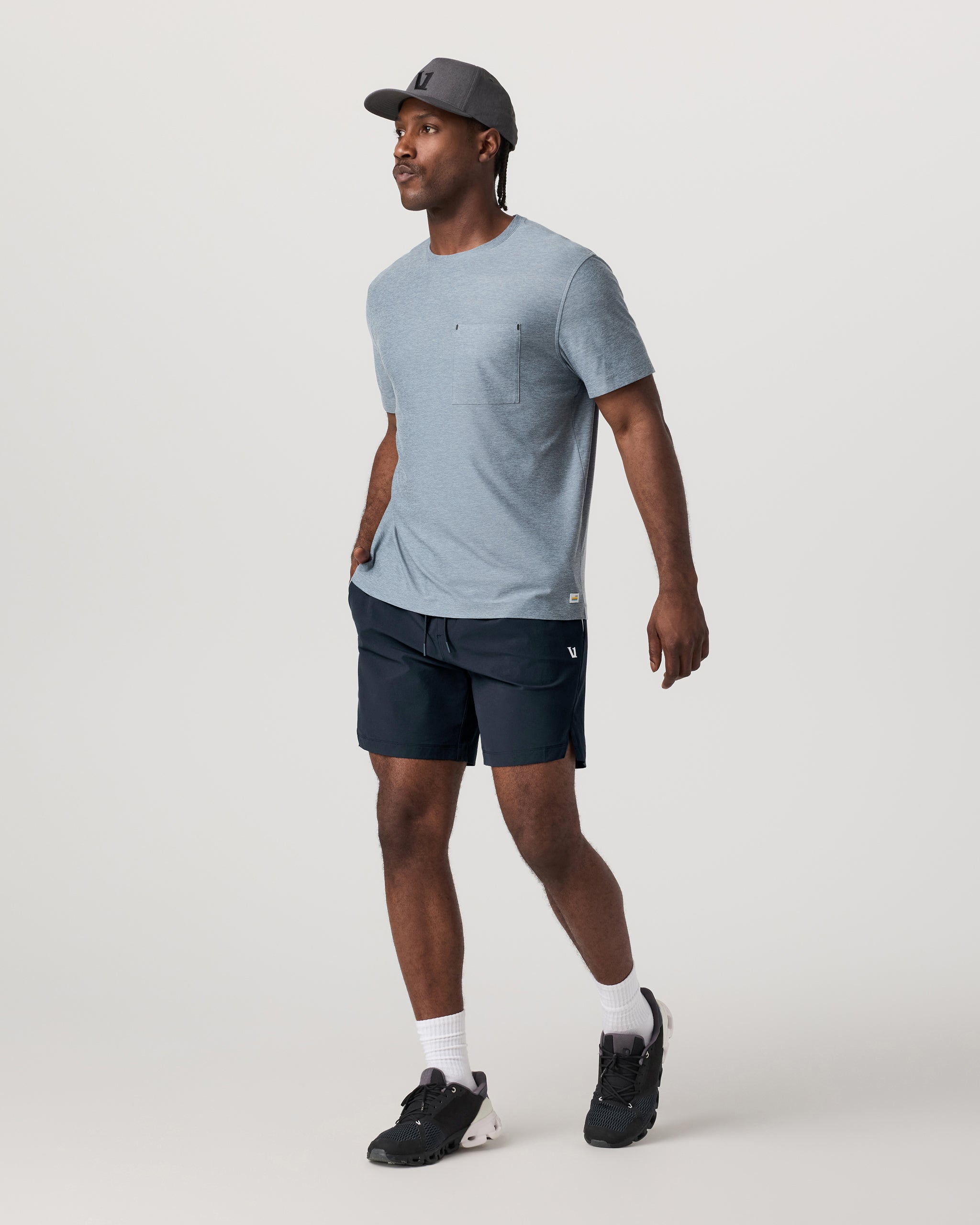 Crosscourt Short Unlined 7 | Navy - Image 4