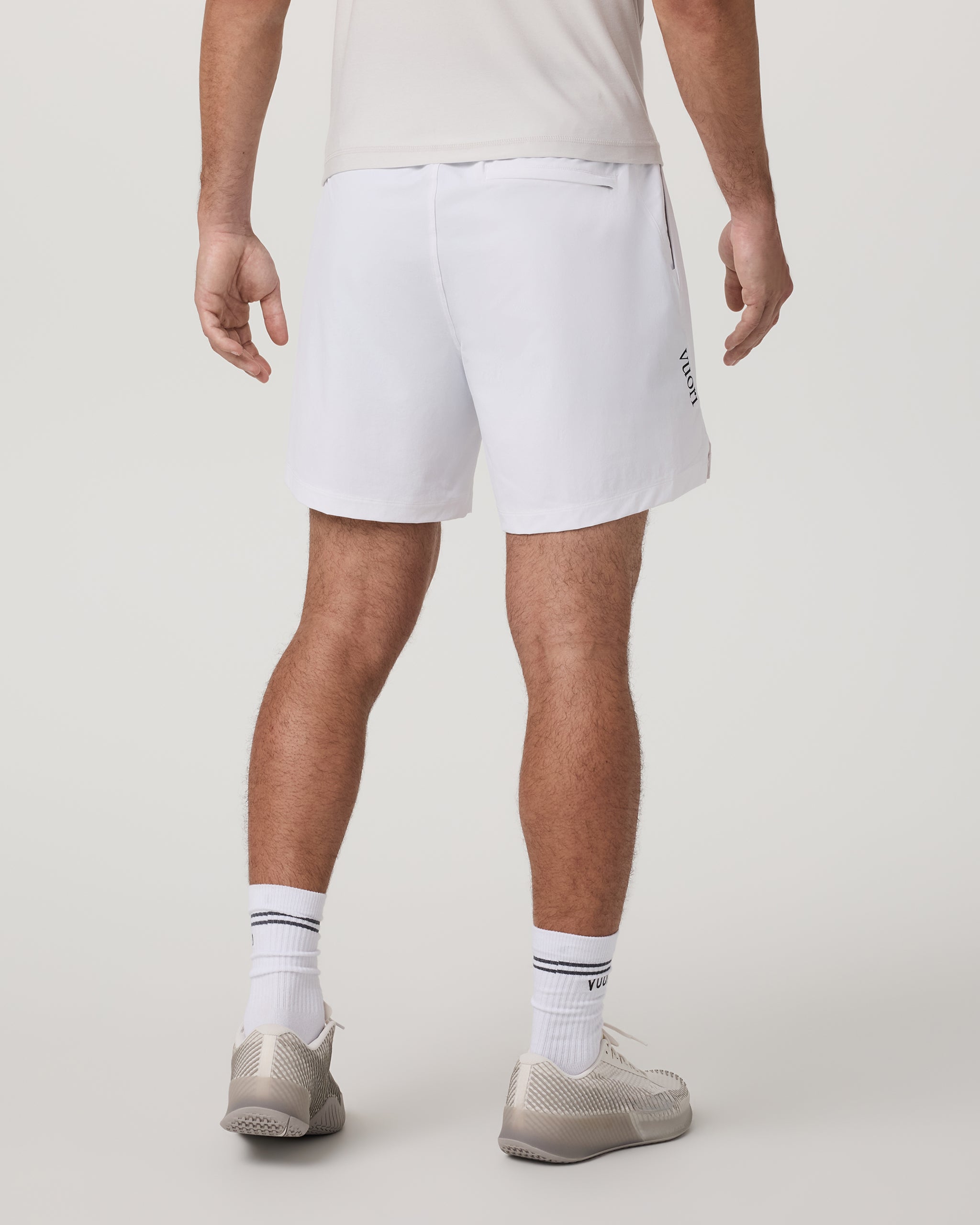 Crosscourt Short Unlined 7 | White - Image 3