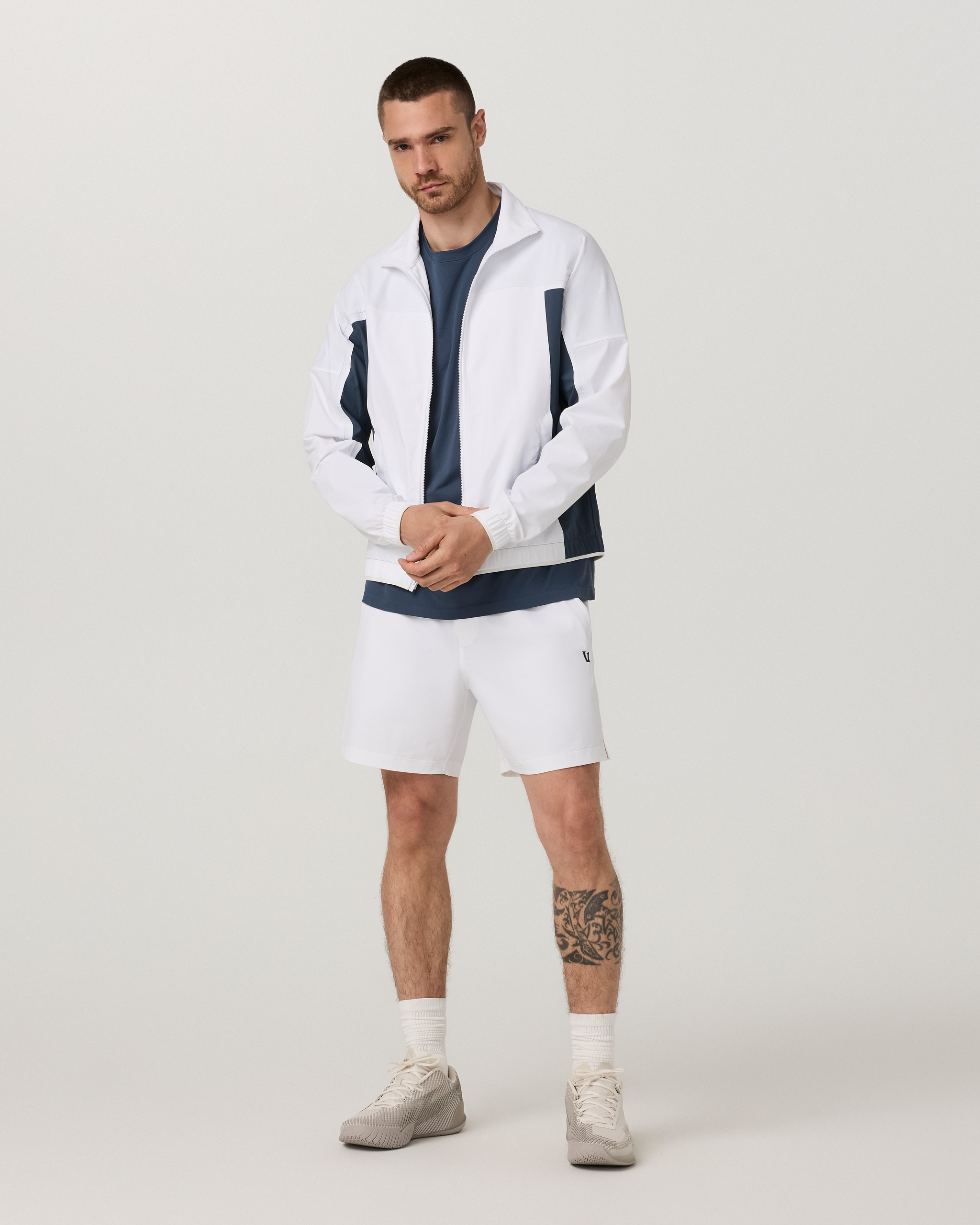 Crosscourt Pro Short Unlined 7 | White - Image 3