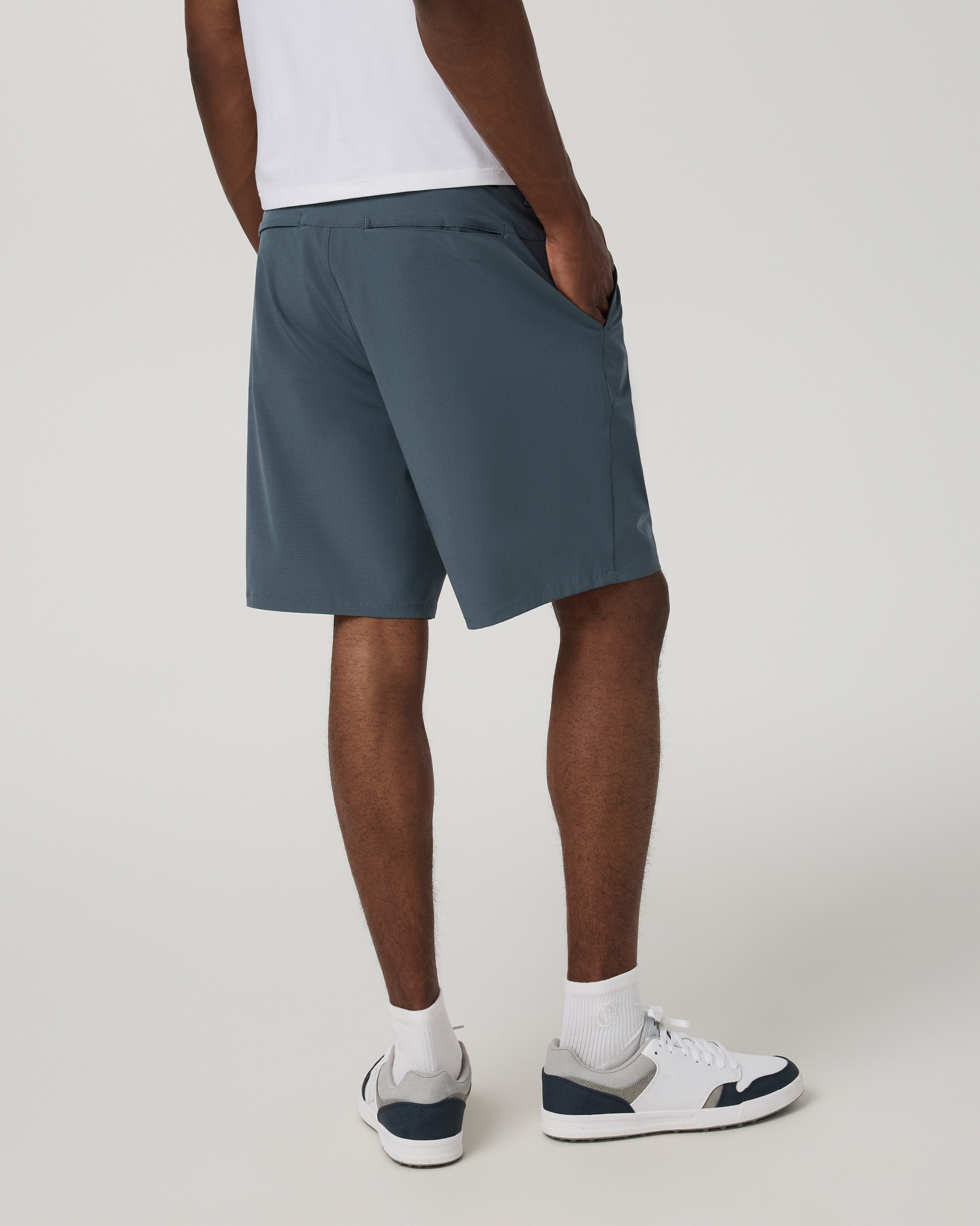 Aim Short 8 | Blue Sea Slub Stripe - Image 4