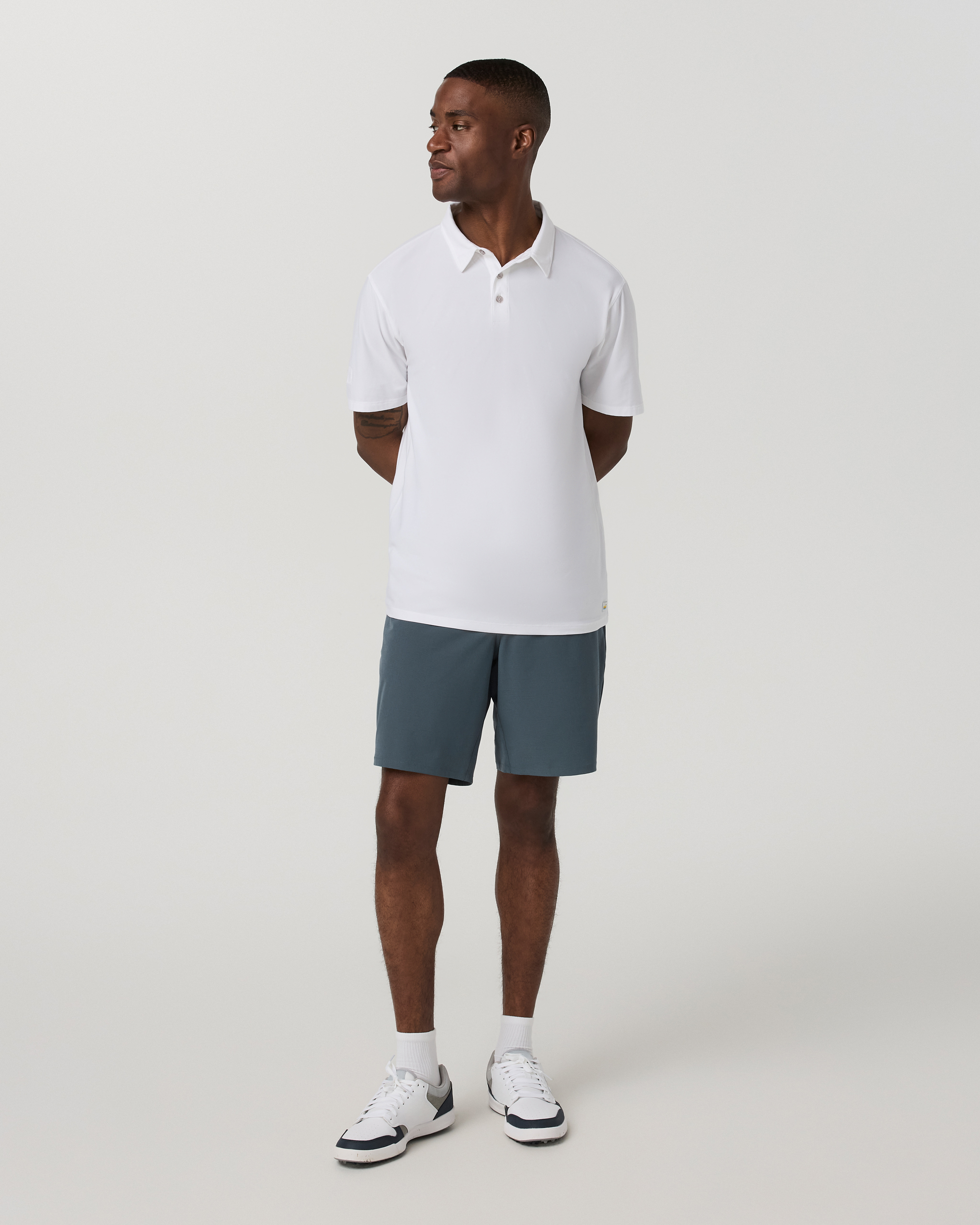 Aim Short 8 | Blue Sea Slub Stripe - Image 5
