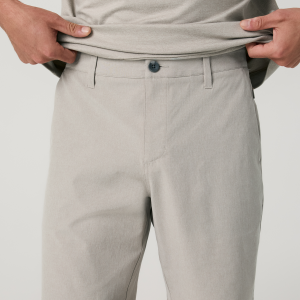 Aim Short 8 | Khaki Linen Texture