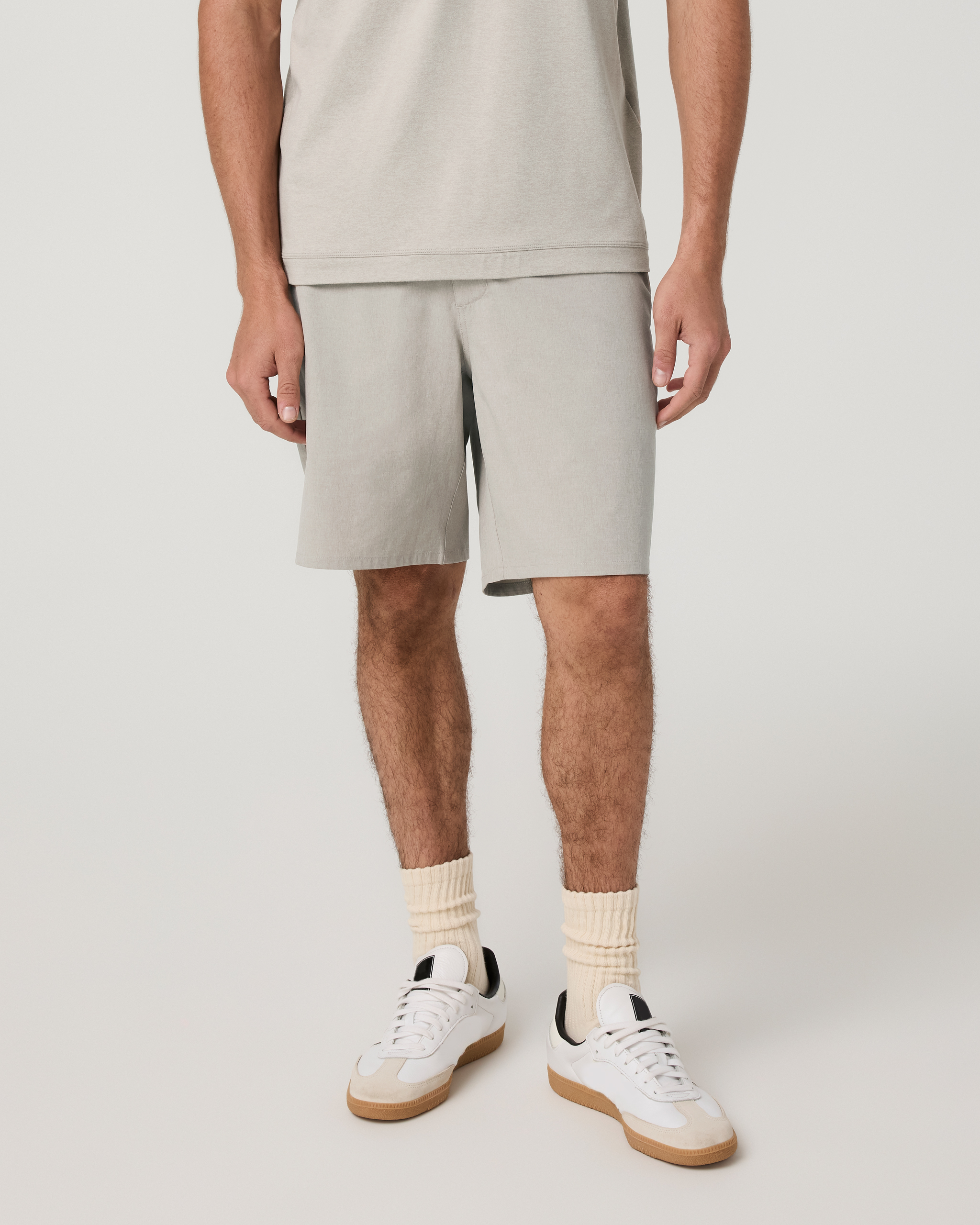 Aim Short 8 | Khaki Linen Texture - Image 4