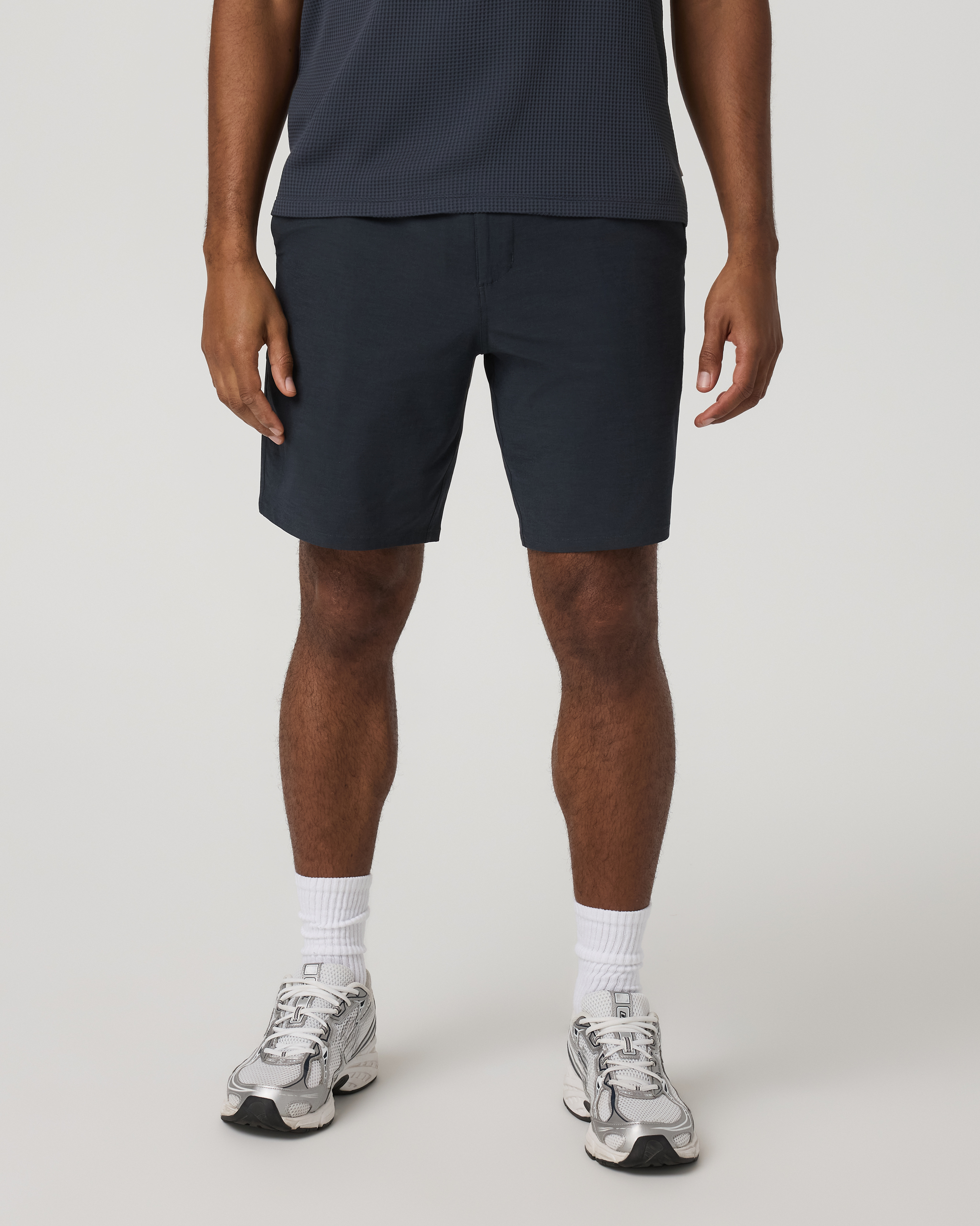 Aim Short 8 | Navy Linen Texture - Image 3
