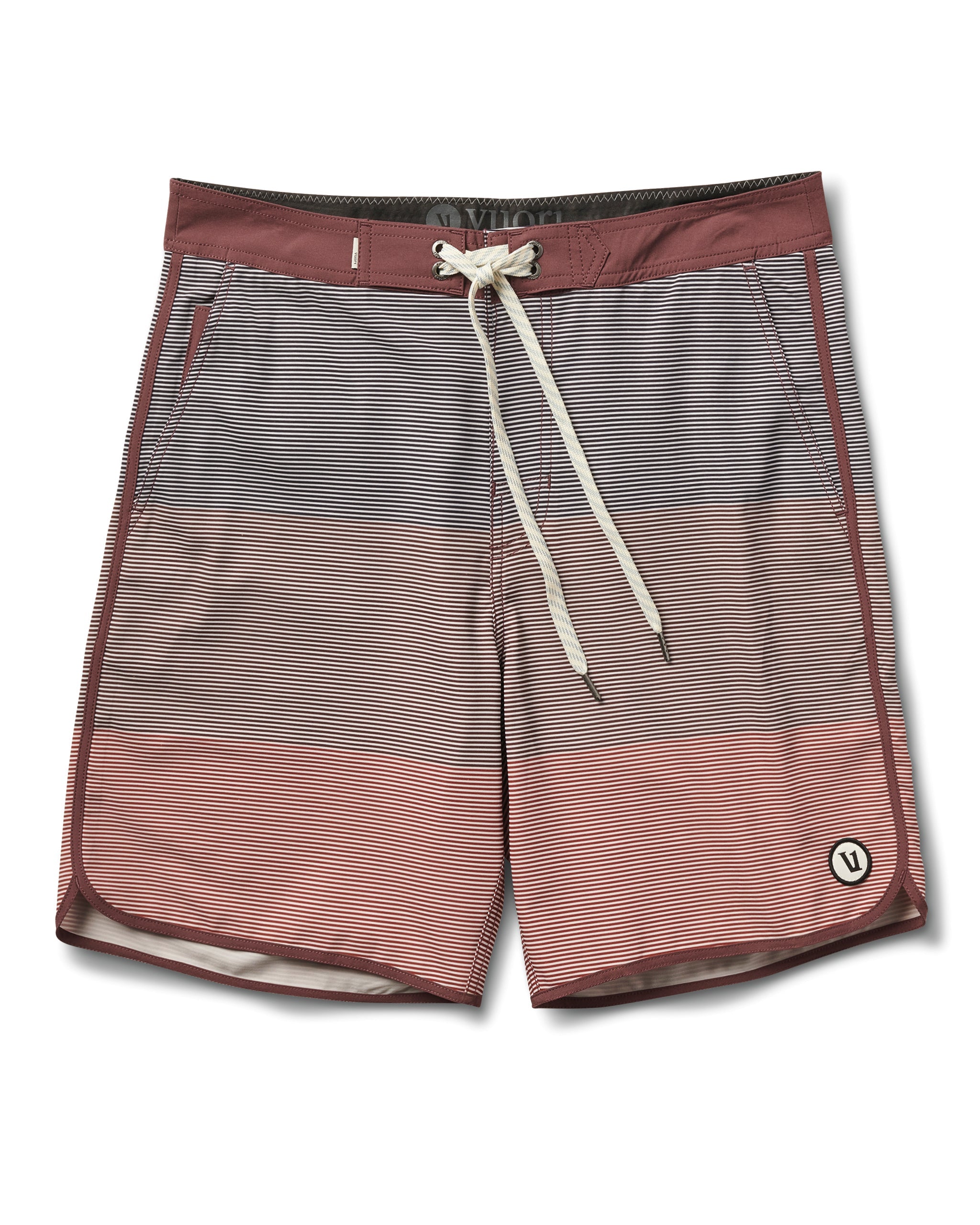 Cruise Boardshort | Chestnut Wave Stripe - Image 6