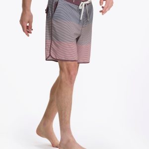 Cruise Boardshort | Chestnut Wave Stripe