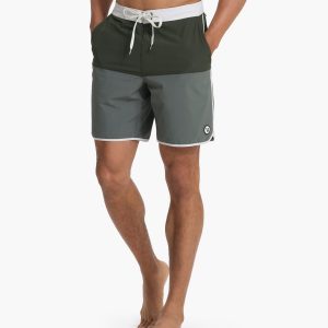 Cruise Boardshort | Dusty Pine Colorblock