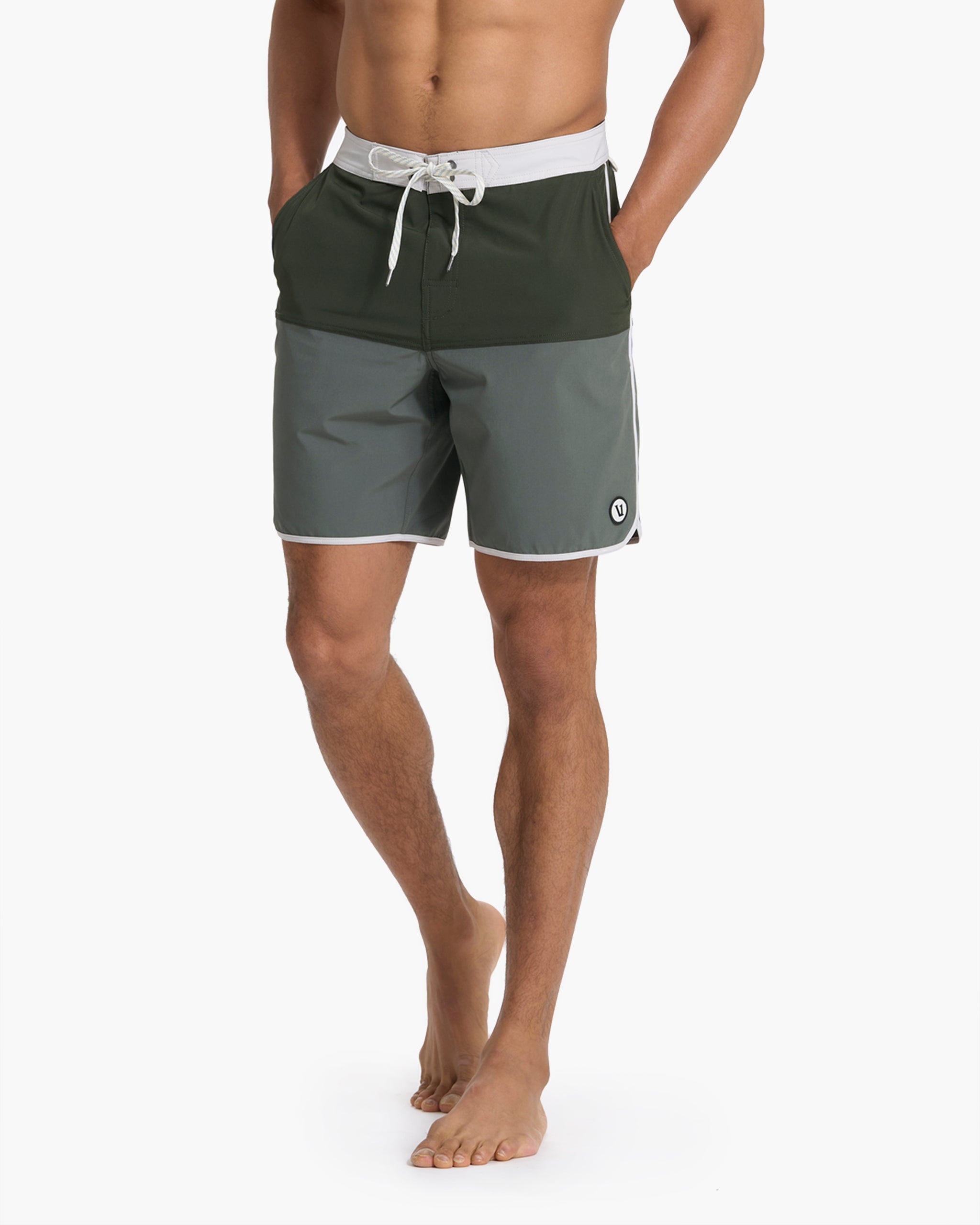 Cruise Boardshort | Dusty Pine Colorblock