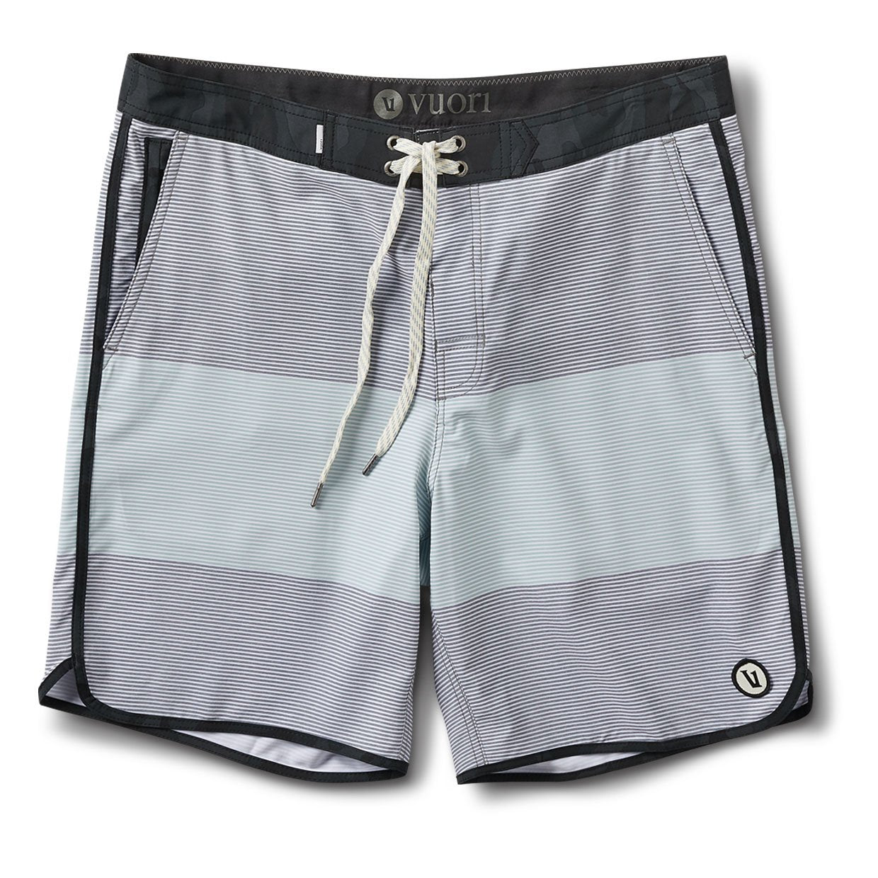 Cruise Boardshort | Grey Sea Glass Wave Stripe - Image 5