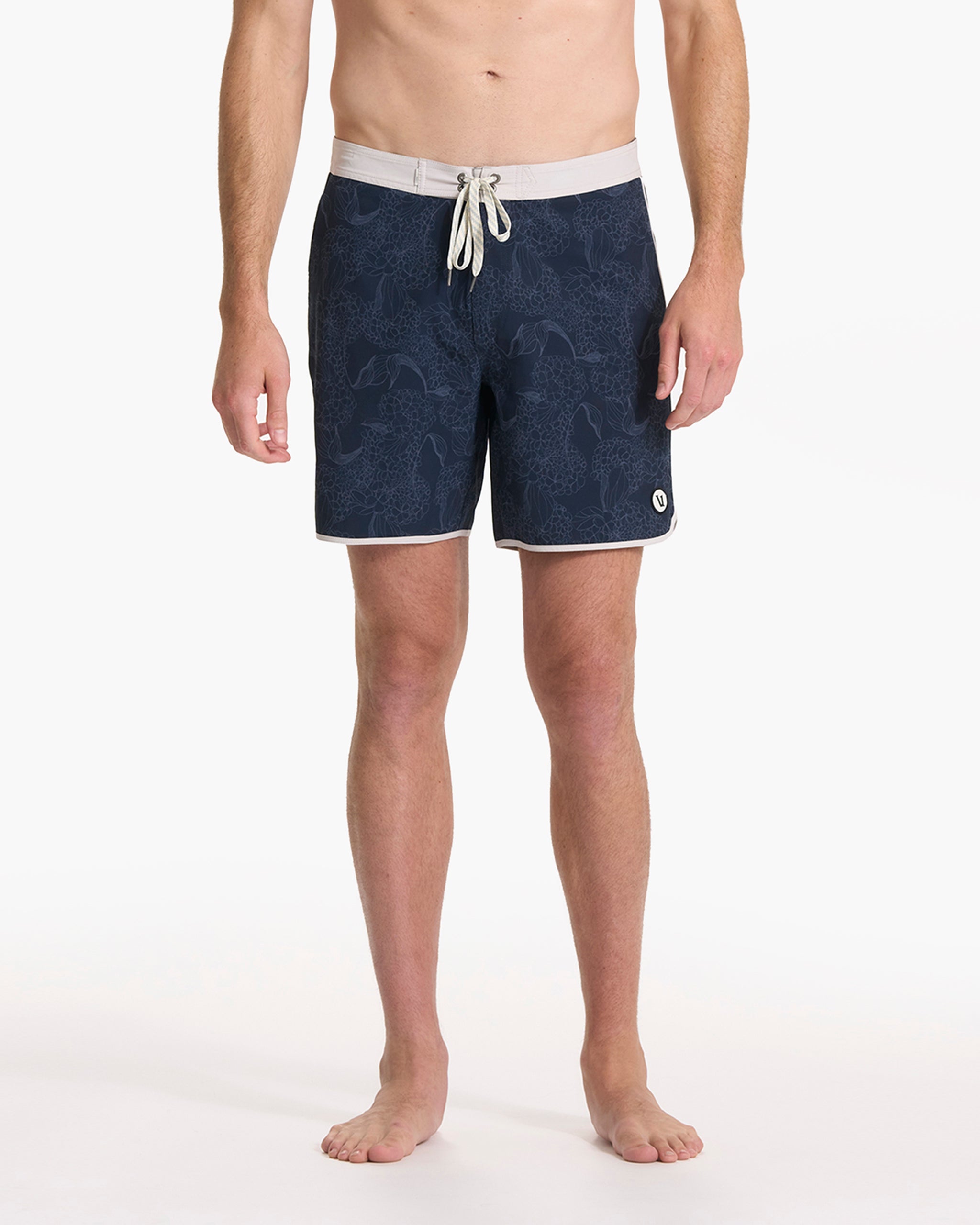 Cruise Boardshort | Ink Hydrangea