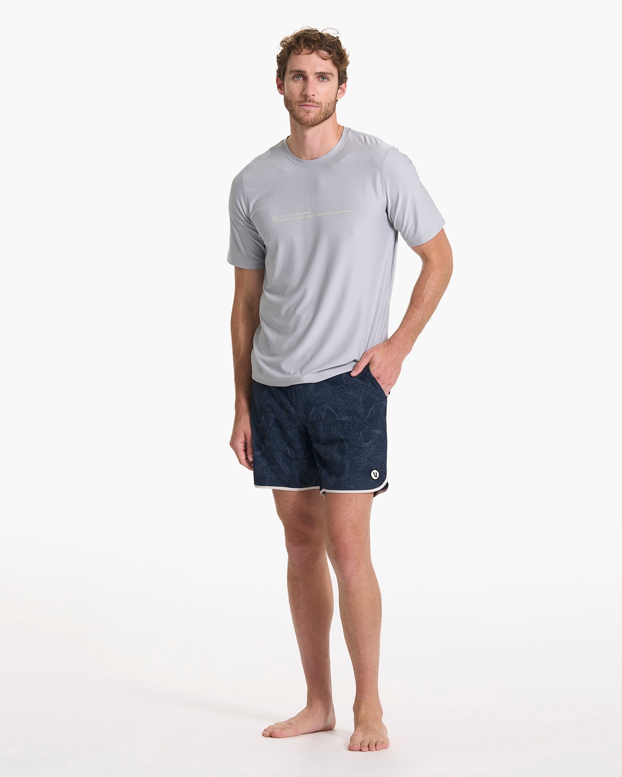 Cruise Boardshort | Ink Hydrangea - Image 5