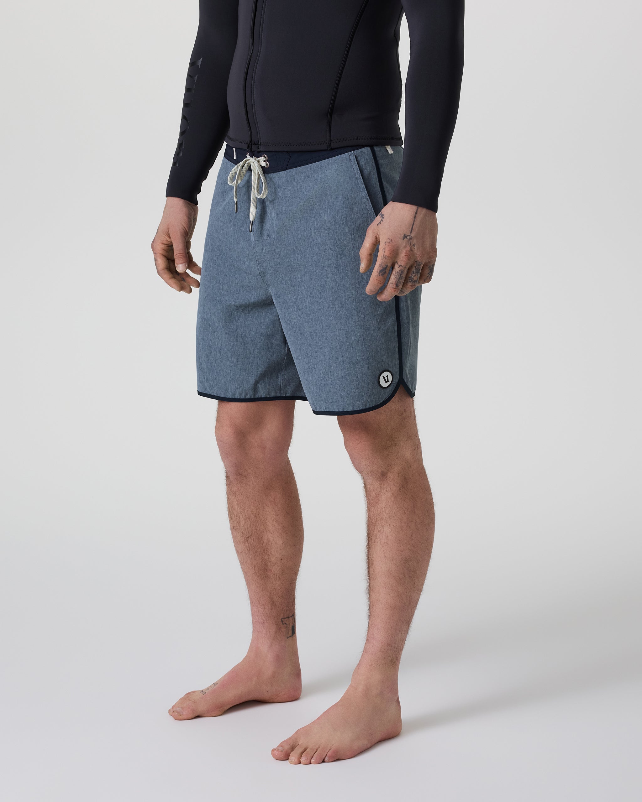 Cruise Boardshort 7 | Pacific Linen Texture