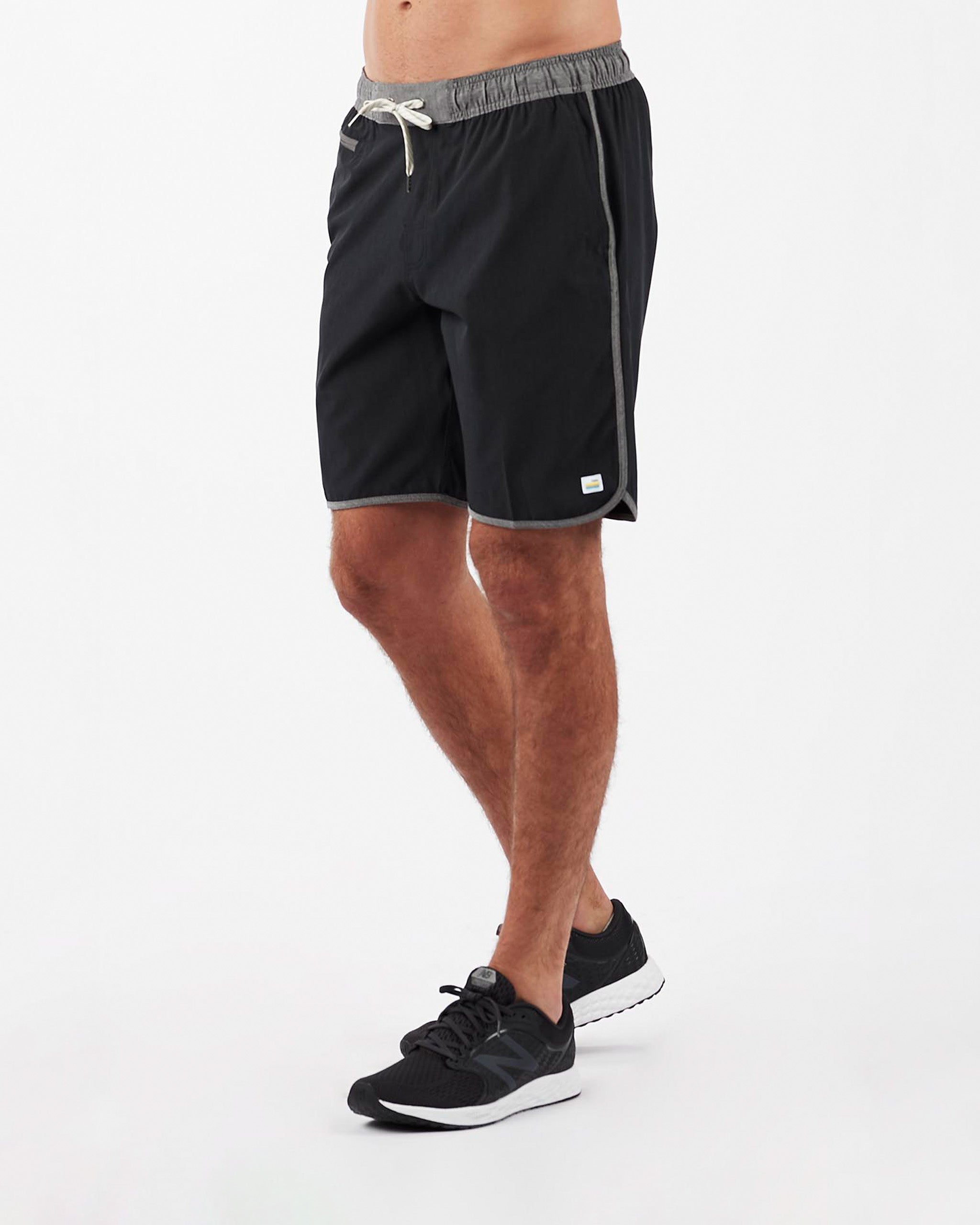 Banks Short Unlined 7 | Black Linen Texture - Image 2