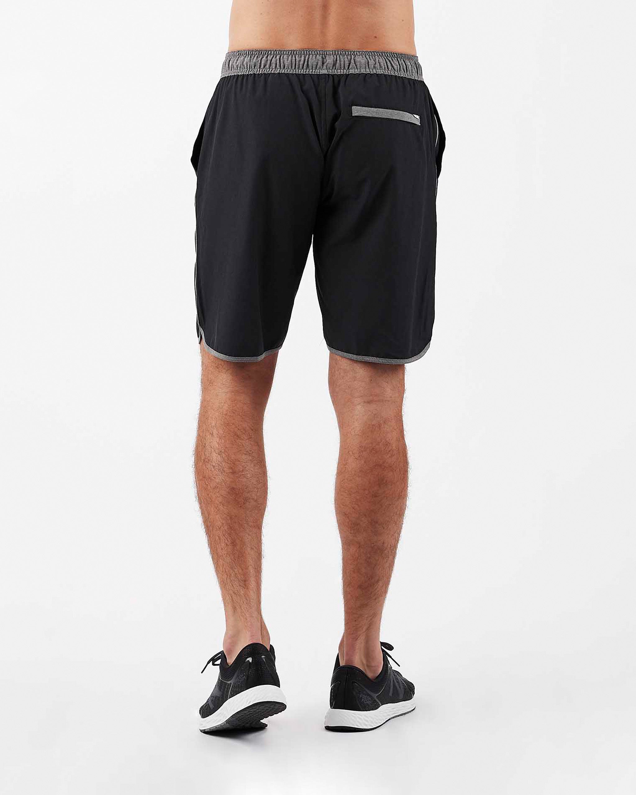 Banks Short Unlined 7 | Black Linen Texture - Image 3