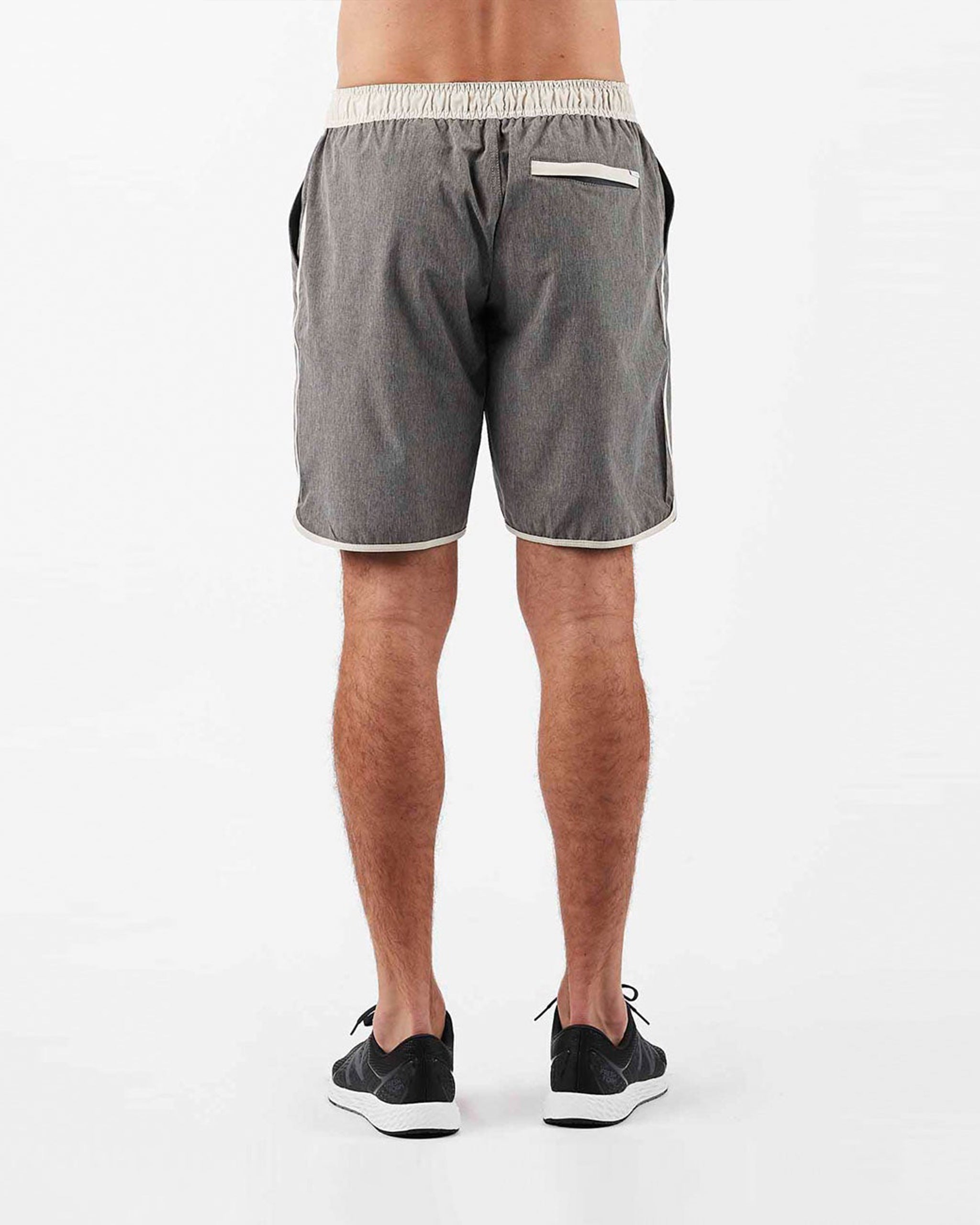 Banks Short Unlined 7 | Grey Linen Texture - Image 2