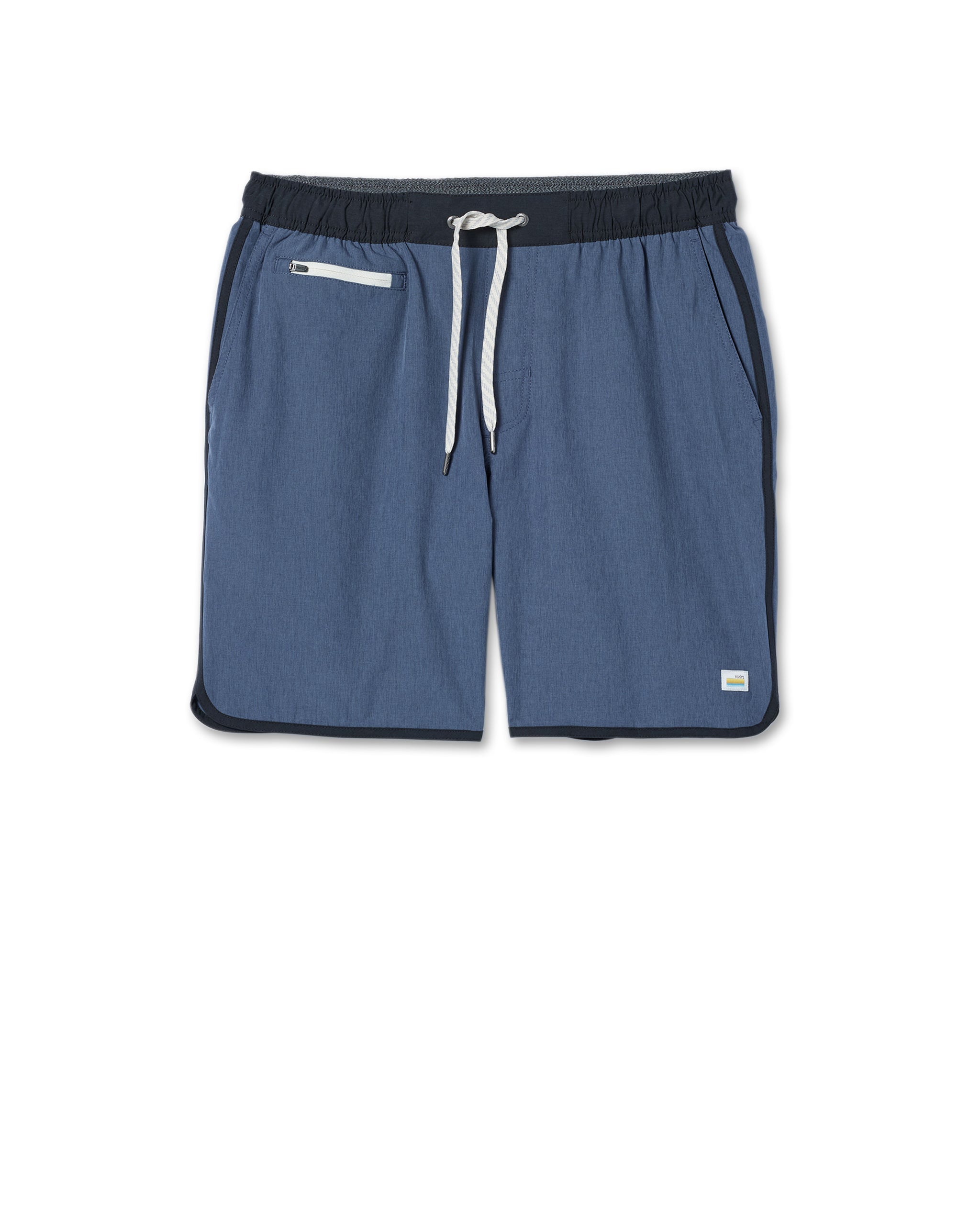 Banks Short Unlined 7 | Azure Linen Texture - Image 6