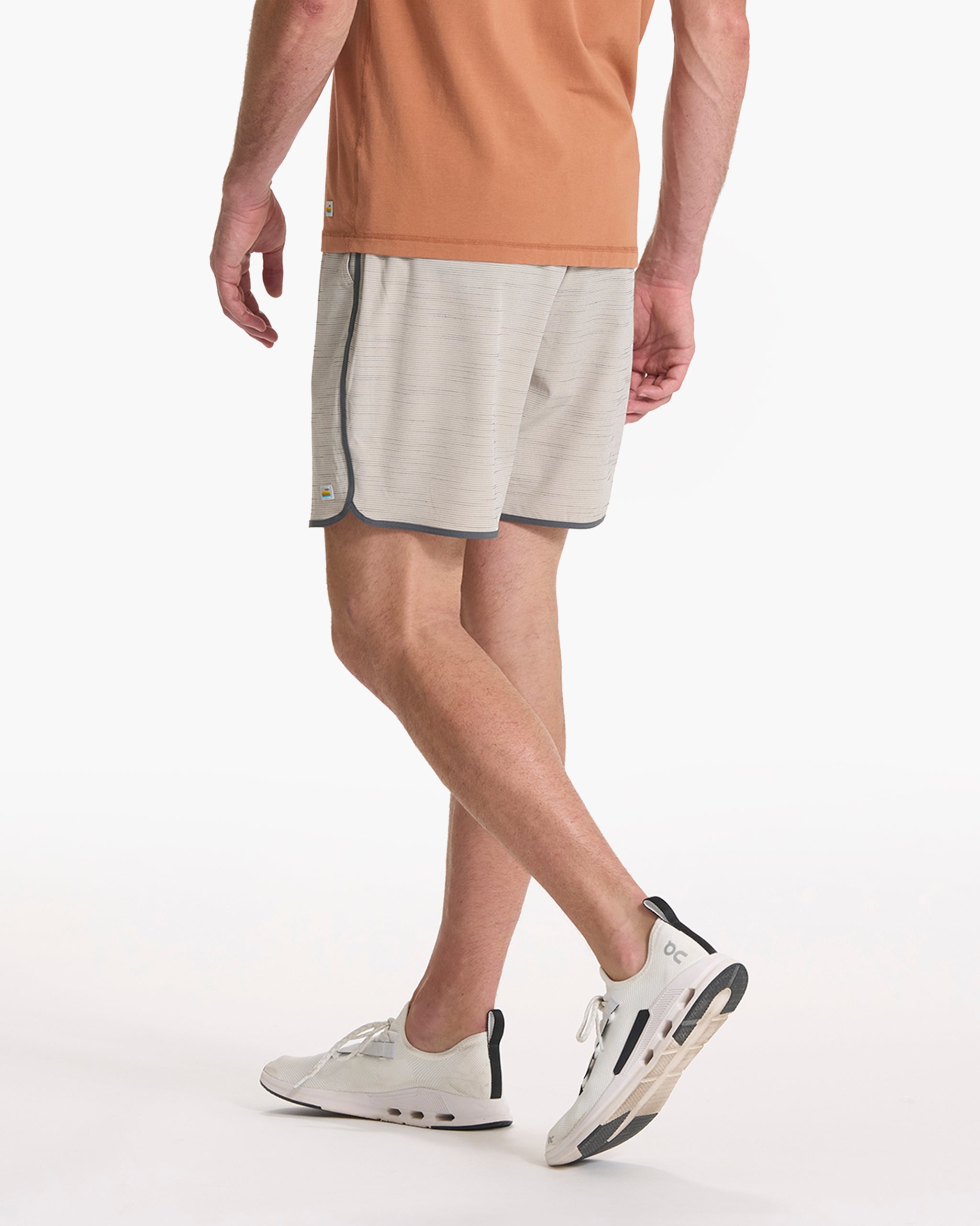 Banks Short Unlined 7 | Beachsand Slub Stripe - Image 3