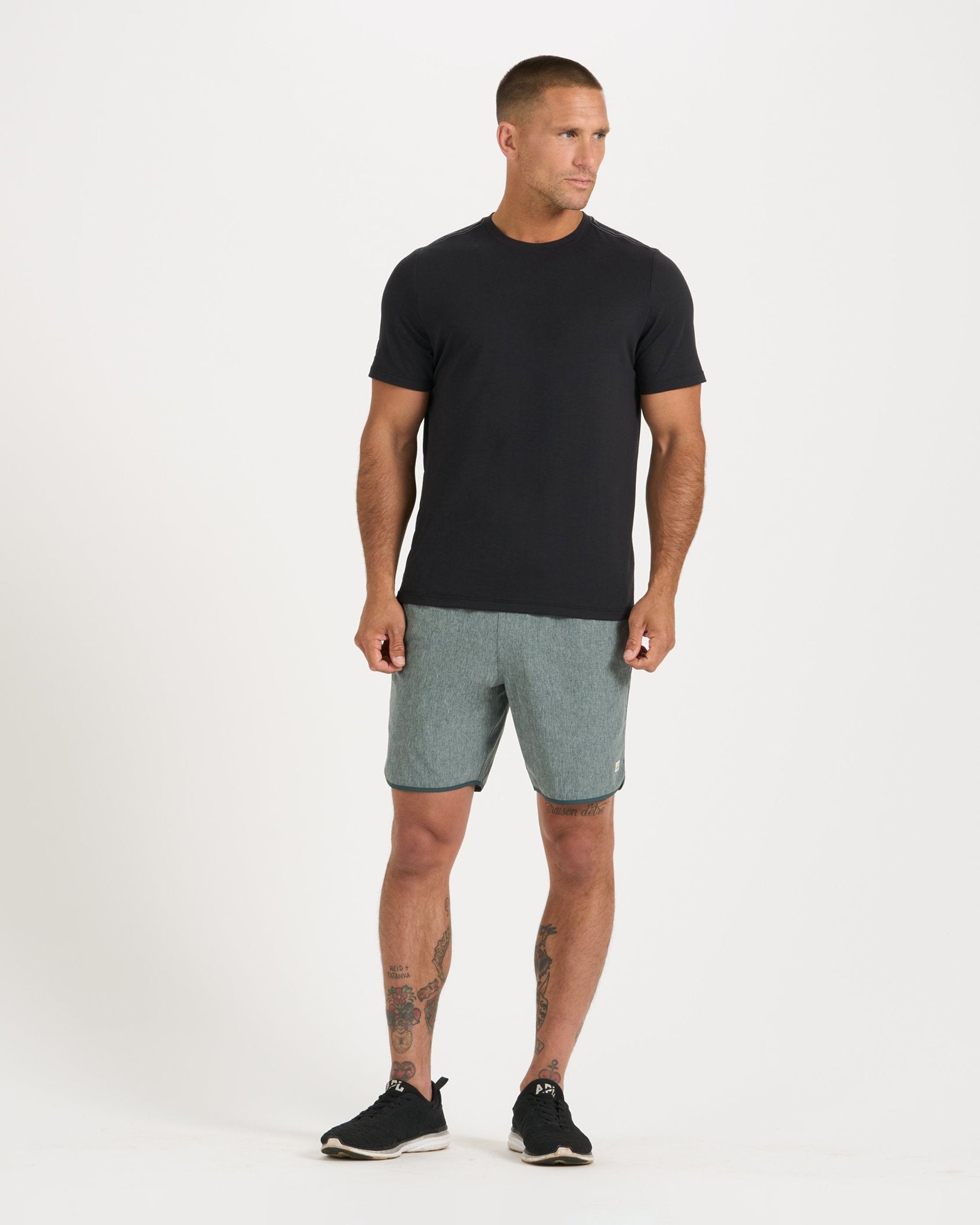 Banks Short Unlined 7 | Beryl Linen Texture - Image 4