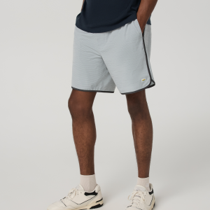 Banks Short Unlined 7 | Blue Haze Slub Stripe