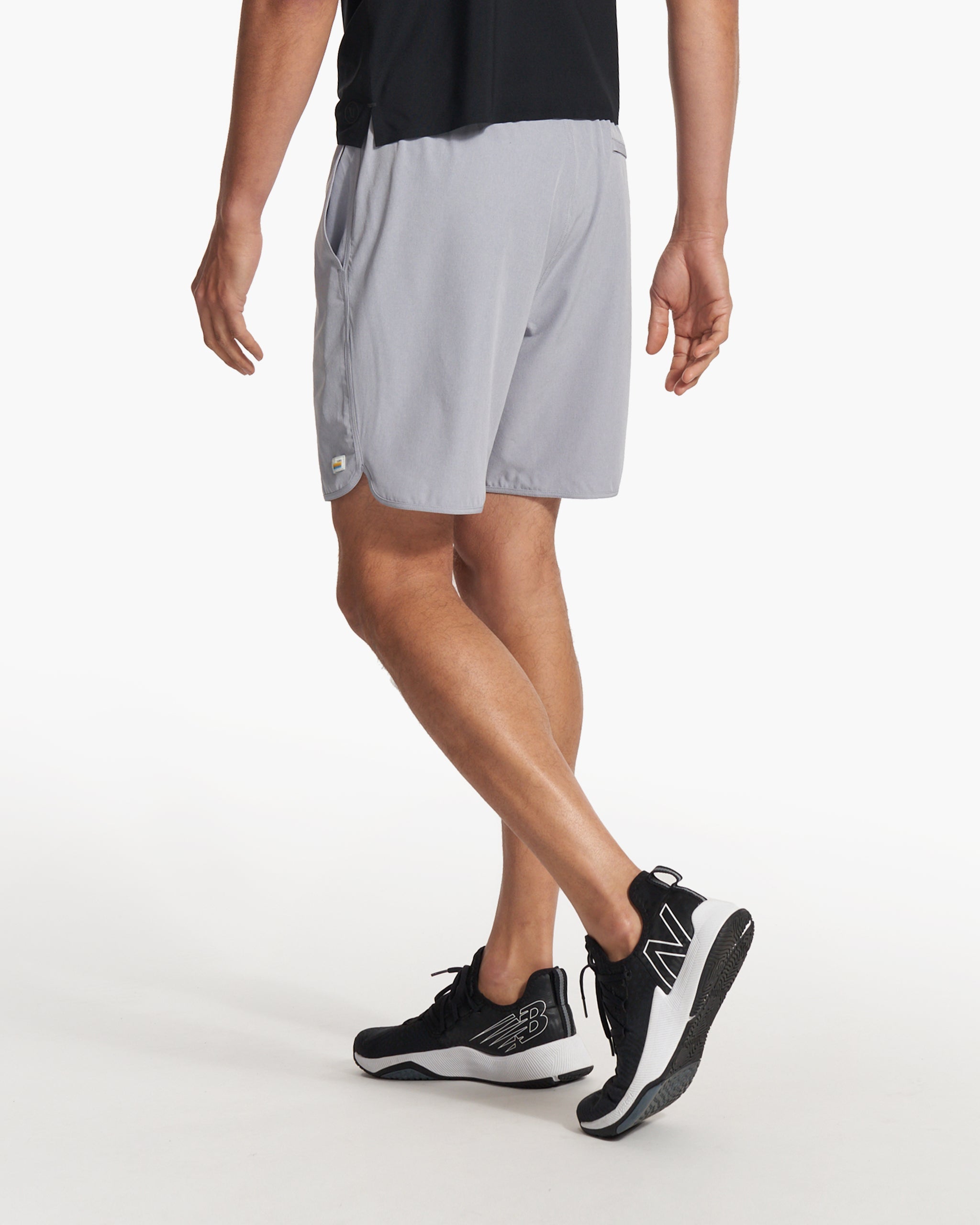 Banks Short Unlined 7 | Marble Linen Texture - Image 3