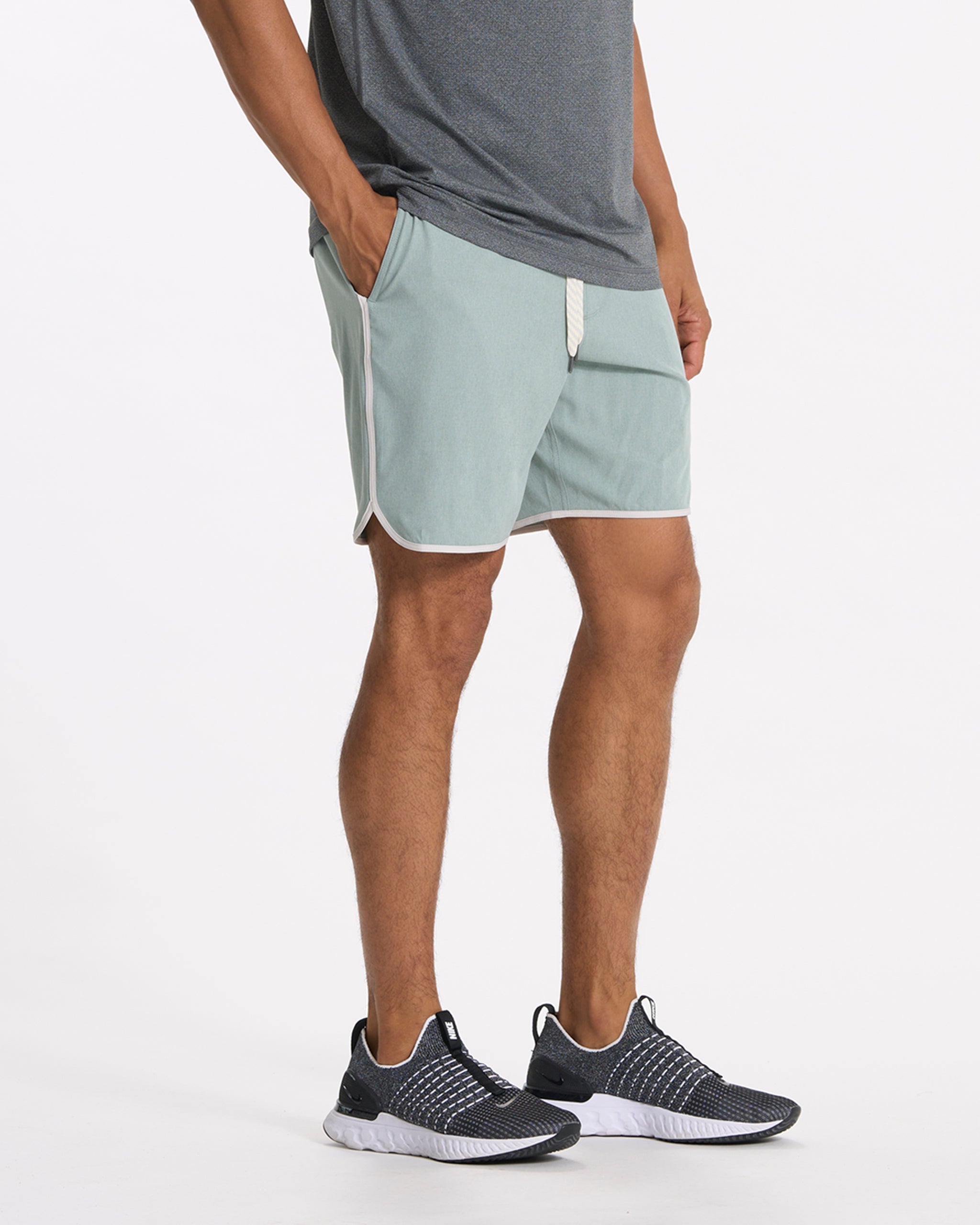 Banks Short Unlined 7 | Neptune Linen Texture - Image 3