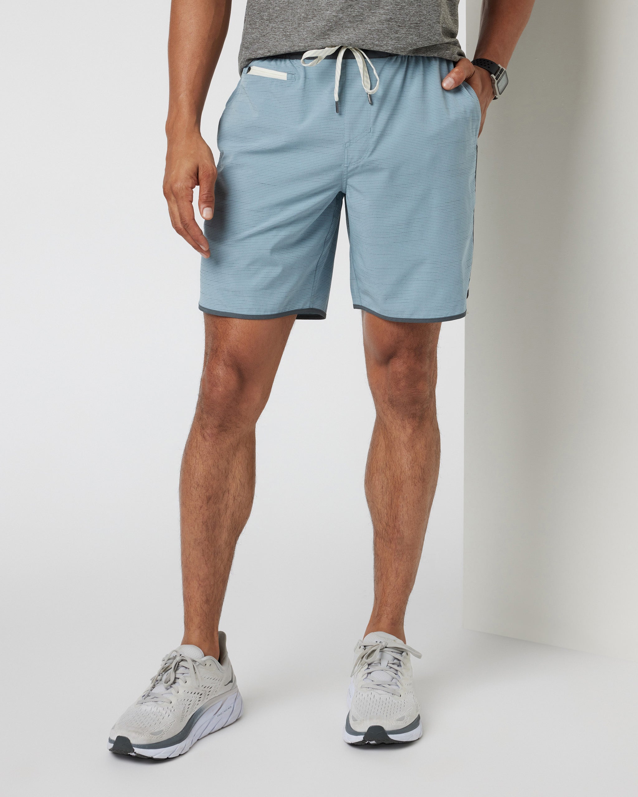 Banks Short Unlined 7 | Shade Slub Stripe
