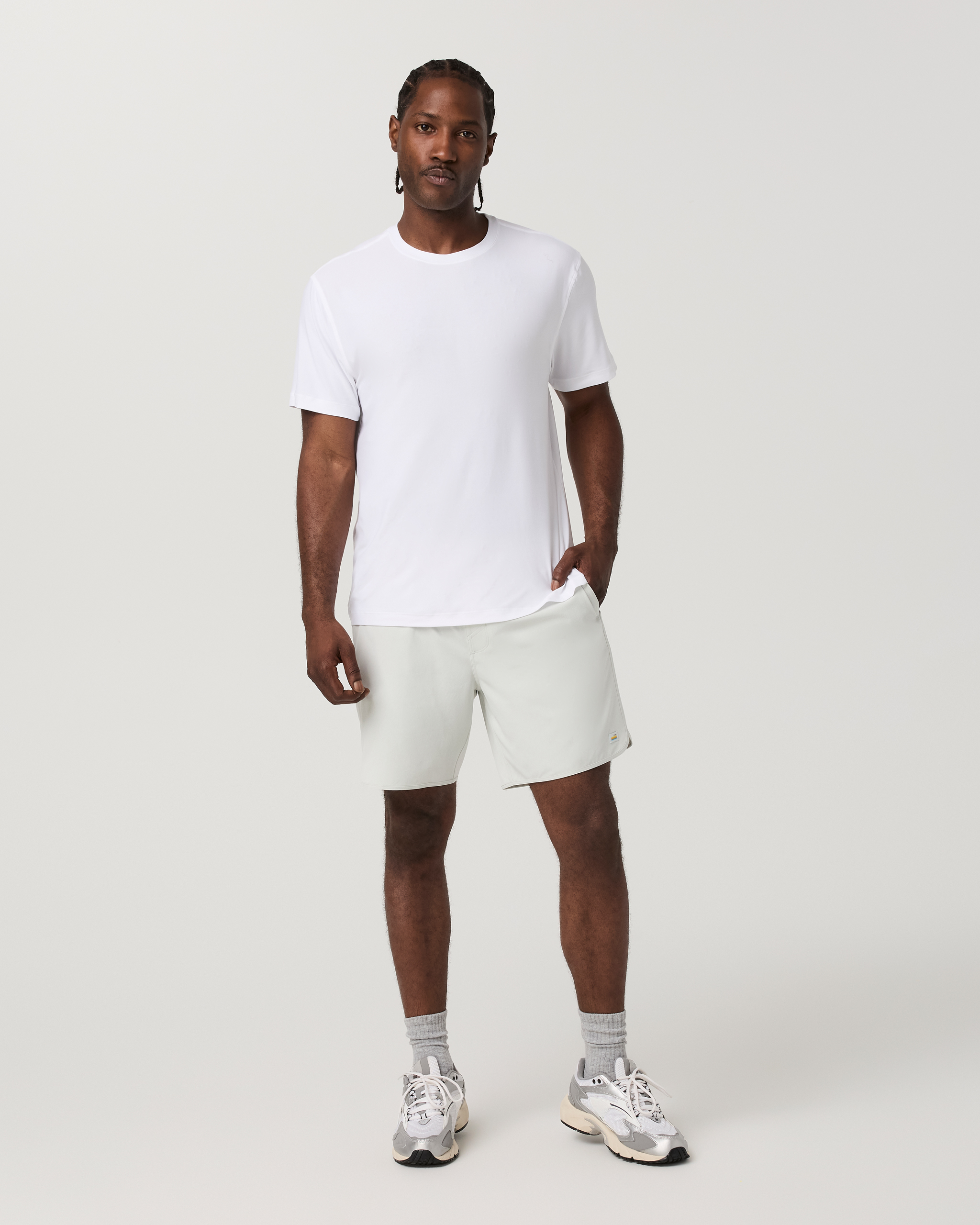 Banks Short Unlined 7 | Breeze Linen Texture - Image 3