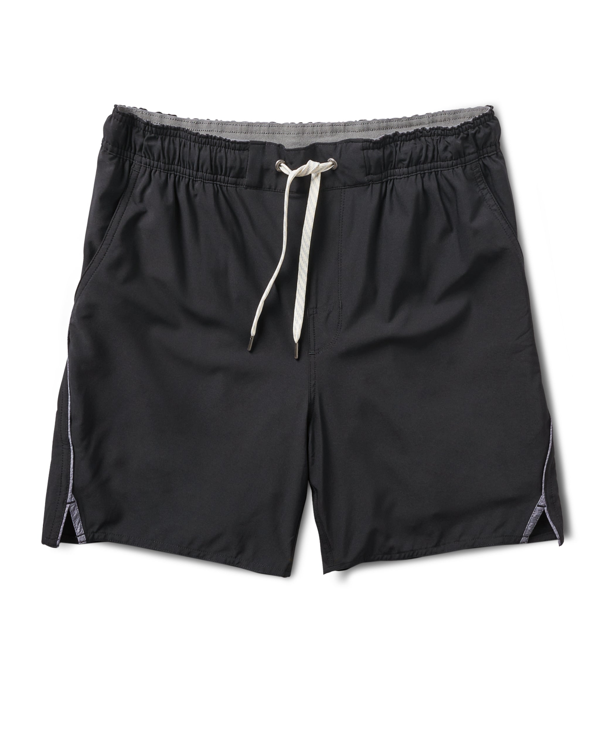 Trail Short | Black Heather Grey Stripe - Image 6