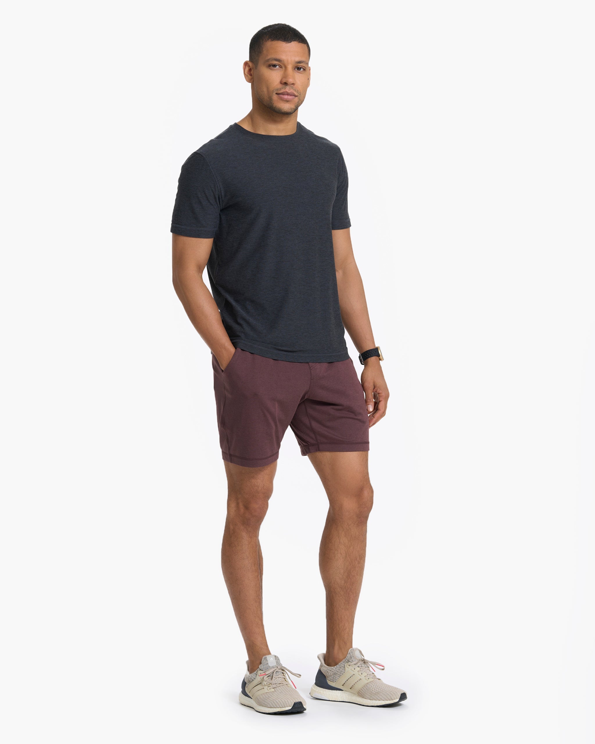Ponto Performance Short 7 | Chestnut Heather - Image 2
