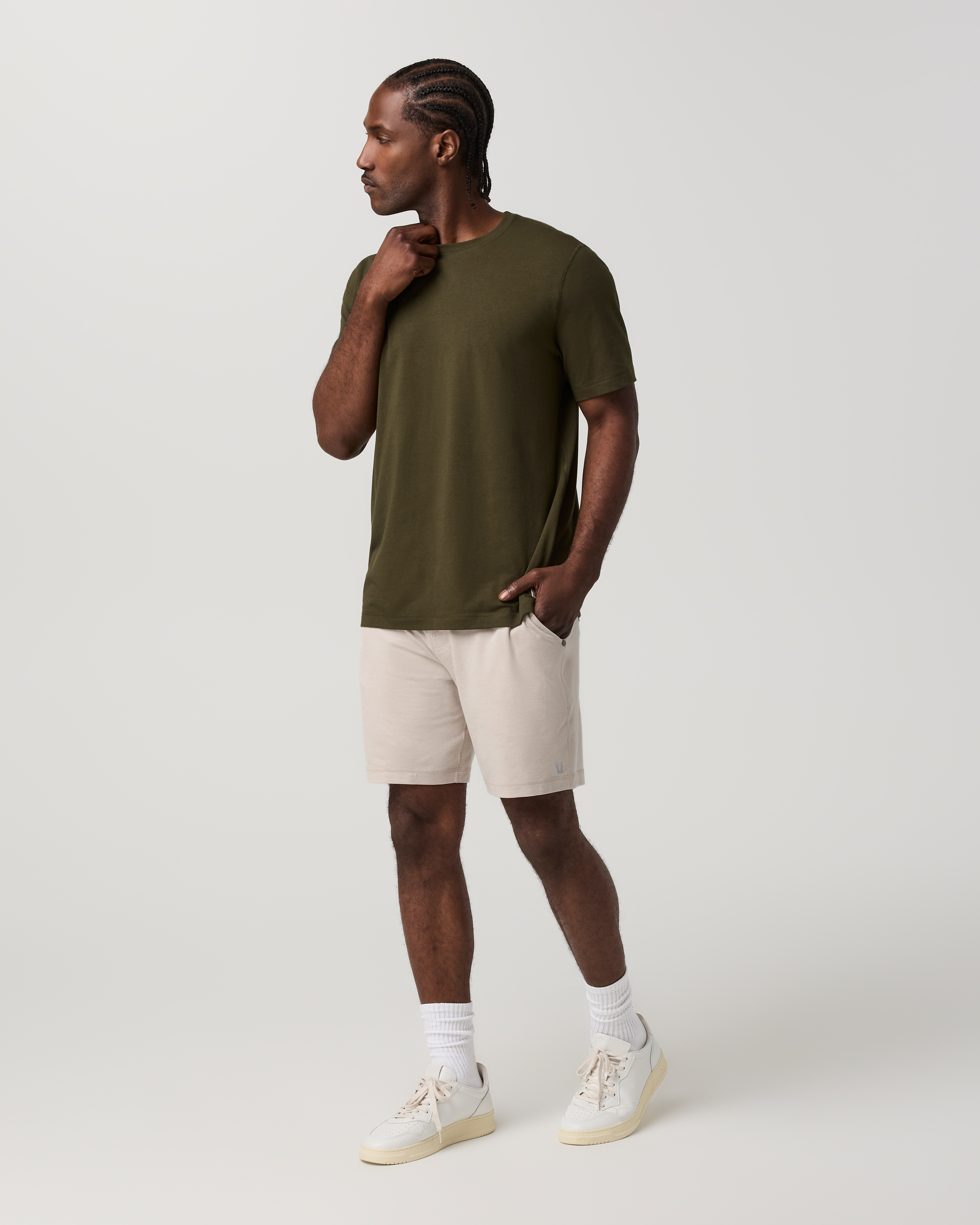 Ponto Performance Short 7 | Ecru Heather - Image 4
